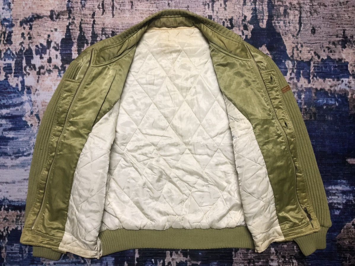 Japanese Brand Vintage Pia Sports Knited Nylon Bomber Jacket Nice Design Size US L / EU 52-54 / 3 - 5 Thumbnail