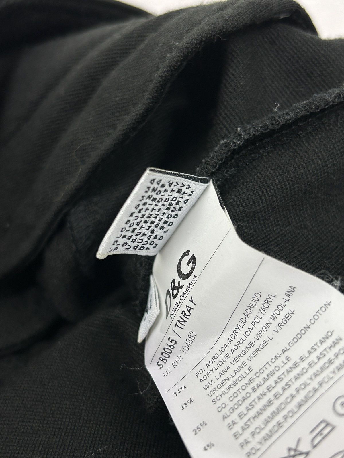 Dolce & Gabbana Vintage Dolce & Gabbana D&G Wool Blazer In Black Size M / US 6-8 / IT 42-44 - 9 Thumbnail