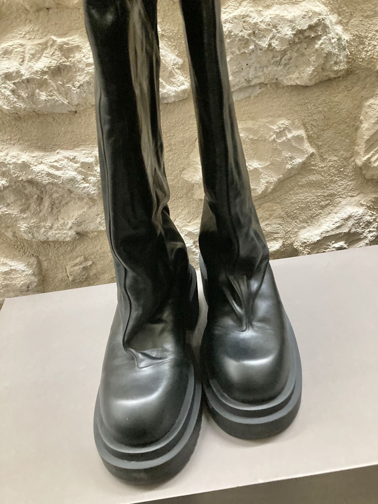Rick Owens RICK OWENS Black Flared Bogun Boots Size US 9 / EU 42 - 6 Thumbnail