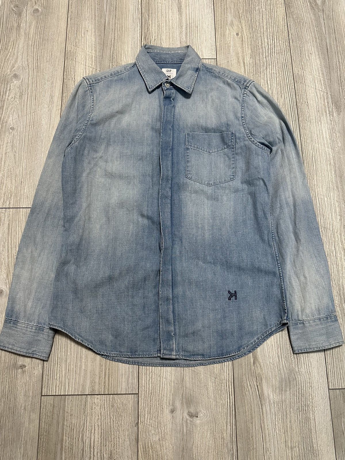 Gap VINTAGE RARE Kinfolk 94 x GAP Denim Buttowndown Shirt Collab Size US M / EU 48-50 / 2 - 3 Thumbnail