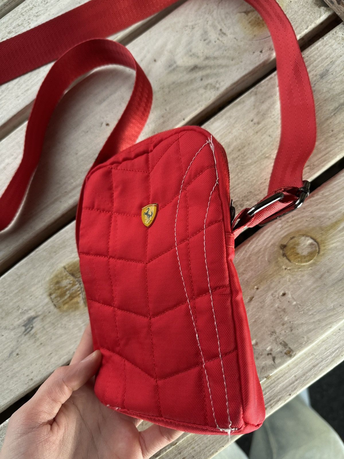 Ferrari 🚨 FERRARI SCUDERIA CG MOBILE RED MEN BAG WITH LOGO Size ONE SIZE - 4 Thumbnail