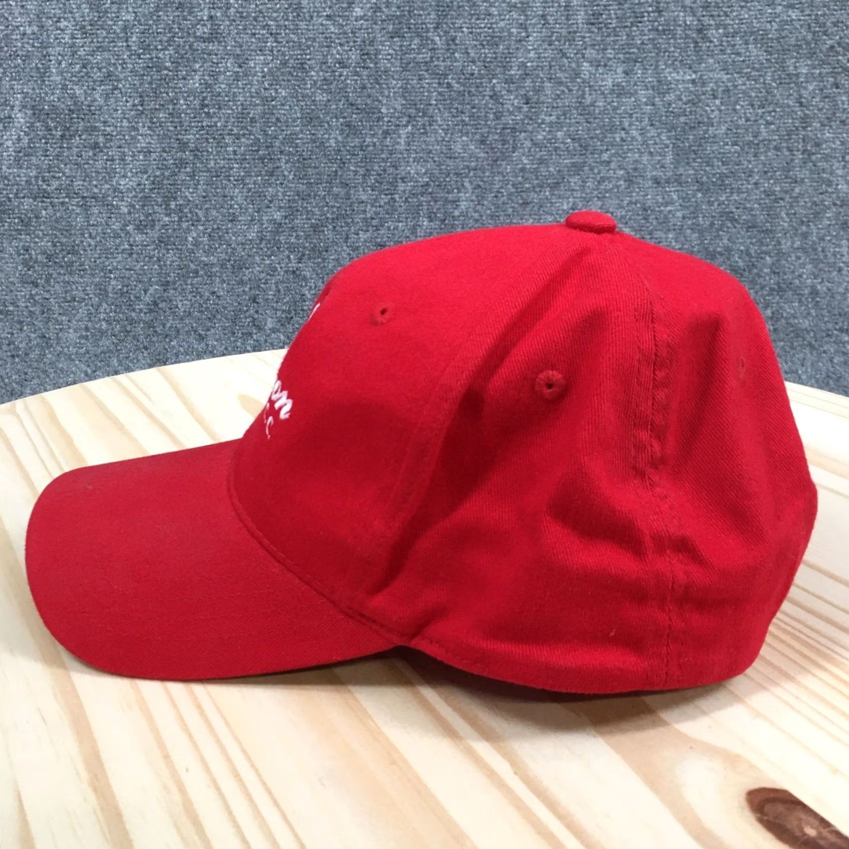 Imperial Imperial Canyon Baseball Cap Hat Cotton Embroidered Logo Red White One Size Mens Cap Size ONE SIZE - 6 Thumbnail