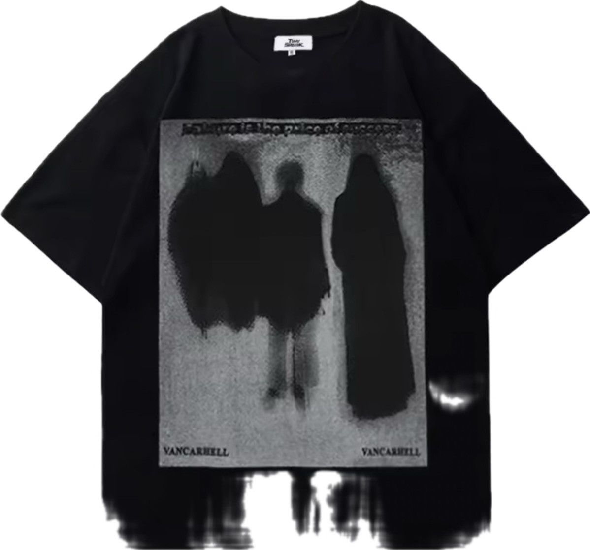 Japanese Brand Dark Style Shadow Printed T-Shirt Size US L / EU 52-54 / 3 - 1 Thumbnail