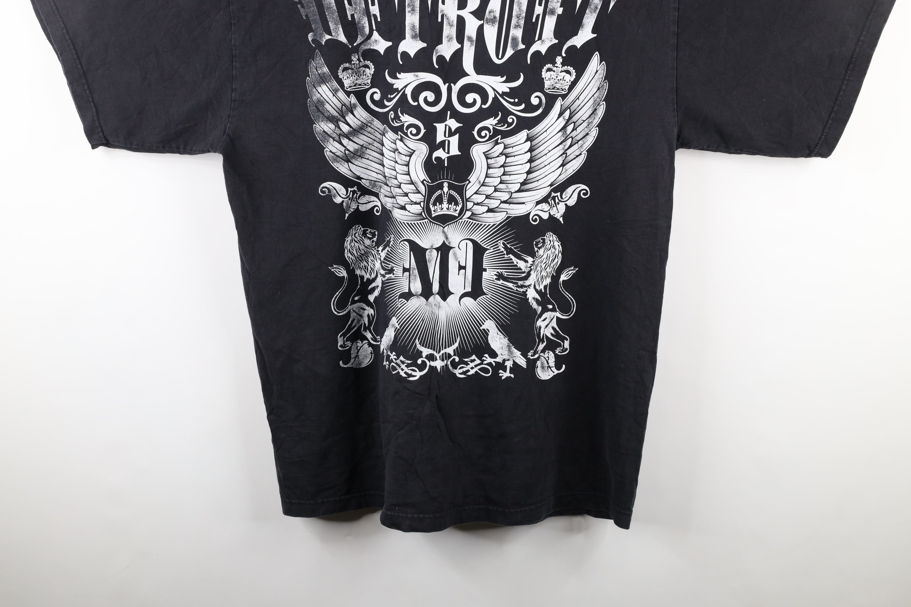 Vintage Vintage Streetwear Out Wings MMA Fighting Detroit T-Shirt Size US XXL / EU 58 / 5 - 3 Thumbnail