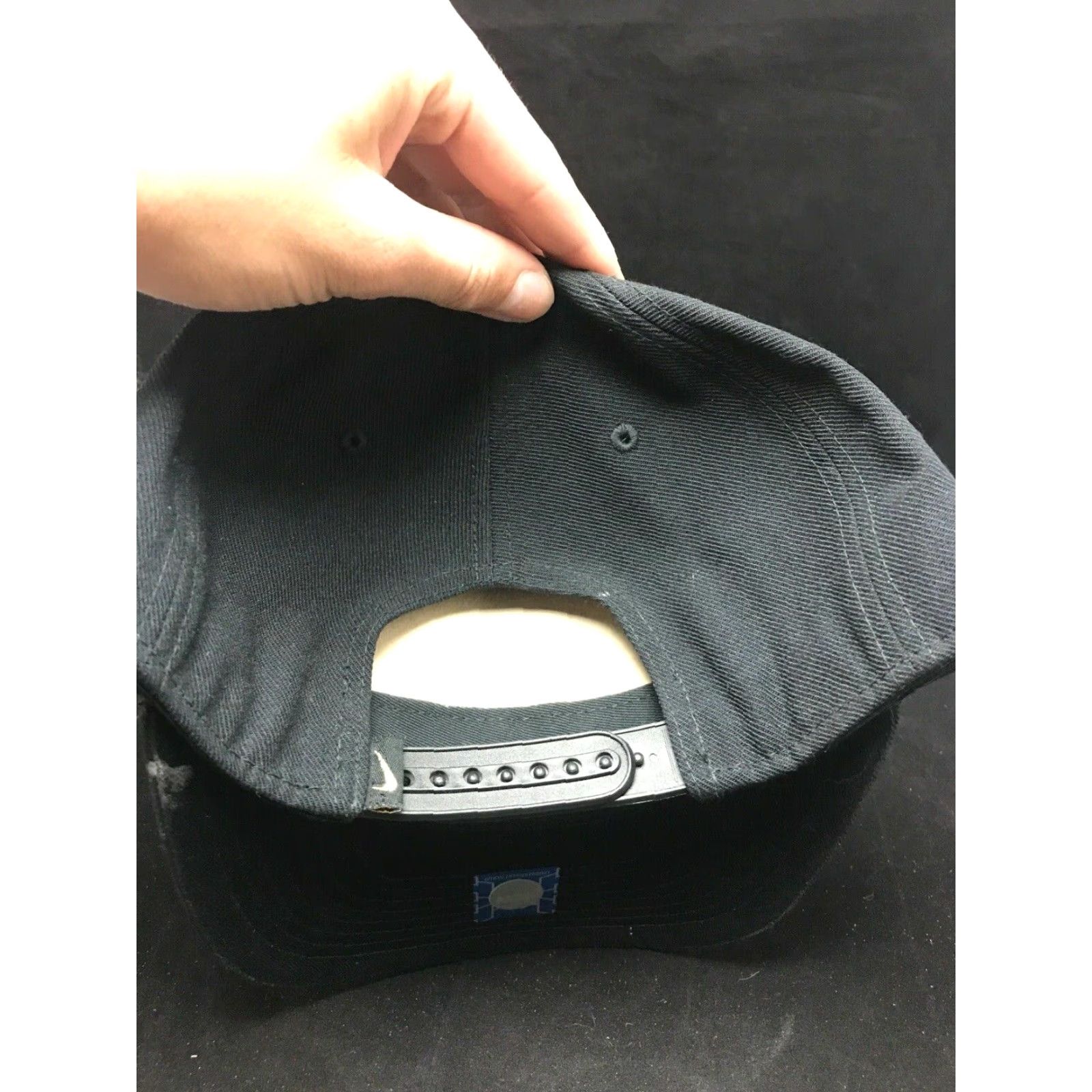 Nike Nike Villanova Wildcats Snapback Hat 2016 NCAA Champions Final Four Adjustable One Size Fits Most Gray Gold Blue Mens Size ONE SIZE - 4 Thumbnail