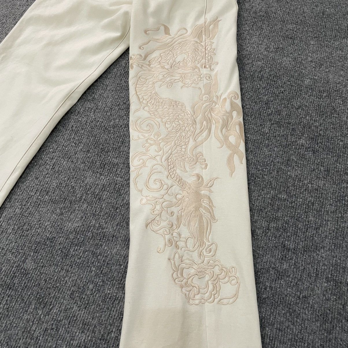 Karakuri Tamashii Womens Flare Pants Dragon Embroidery Karakuri Tamashi Style Size 30" / US 8 / IT 44 - 2 Thumbnail