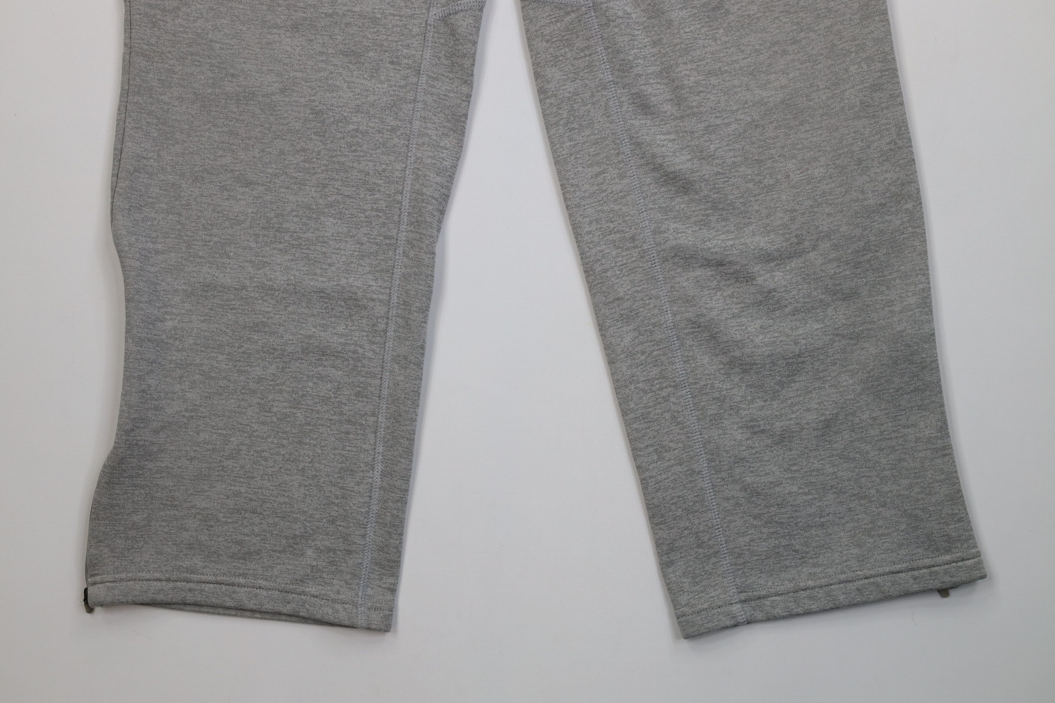 Nike Y2K Nike Therma Fit Mini Swoosh Wide Leg Sweatpants Gray Size US 32 / EU 48 - 4 Thumbnail