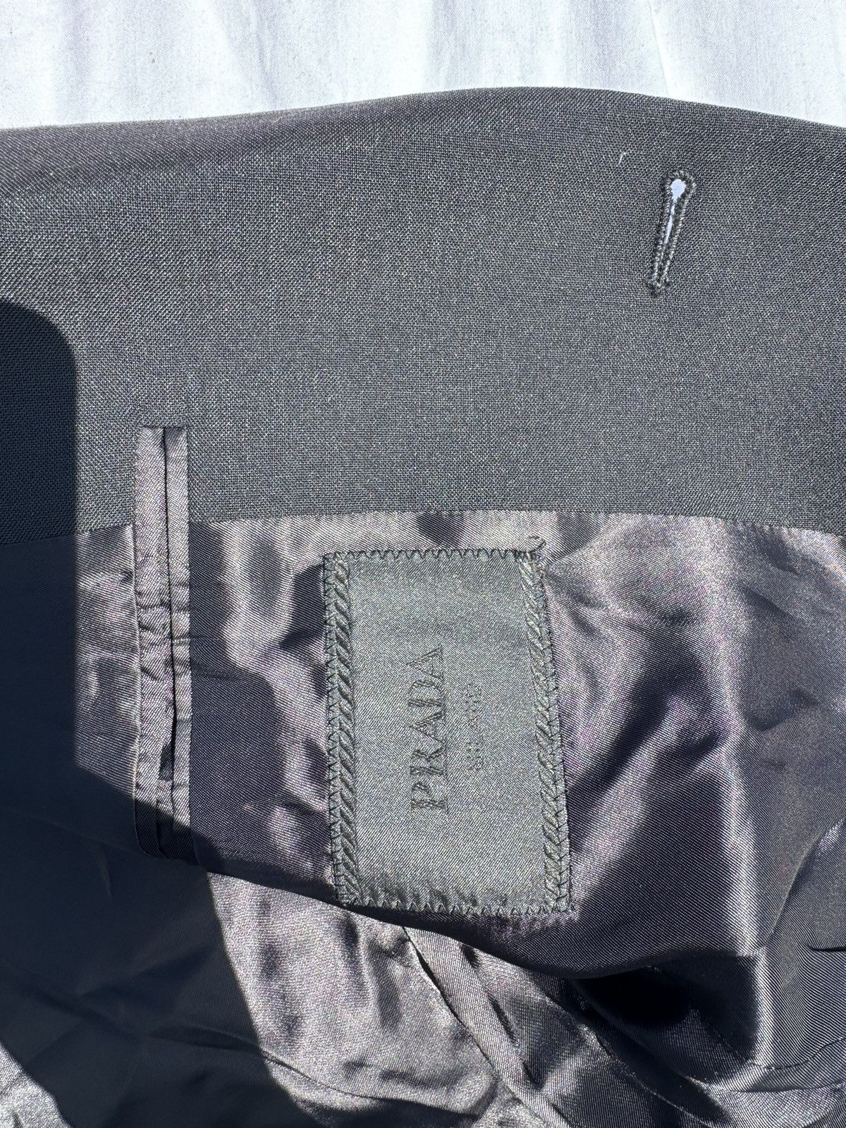 Prada Prada Black 2 button sport coat Size 46R - 6 Thumbnail