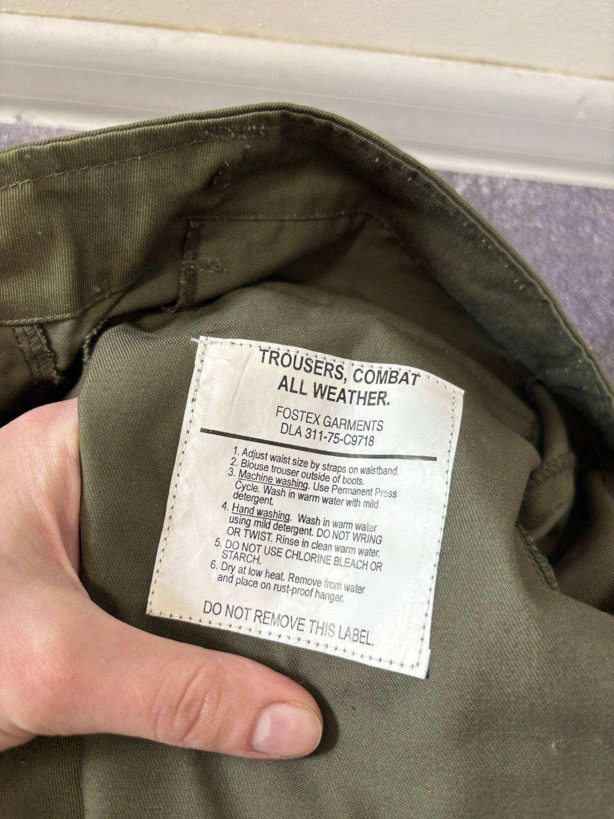 Fostex Garments Vintage Fostex Garments 1975 Men’s British Army Combat Pants Size US 36 / EU 52 - 13 Thumbnail