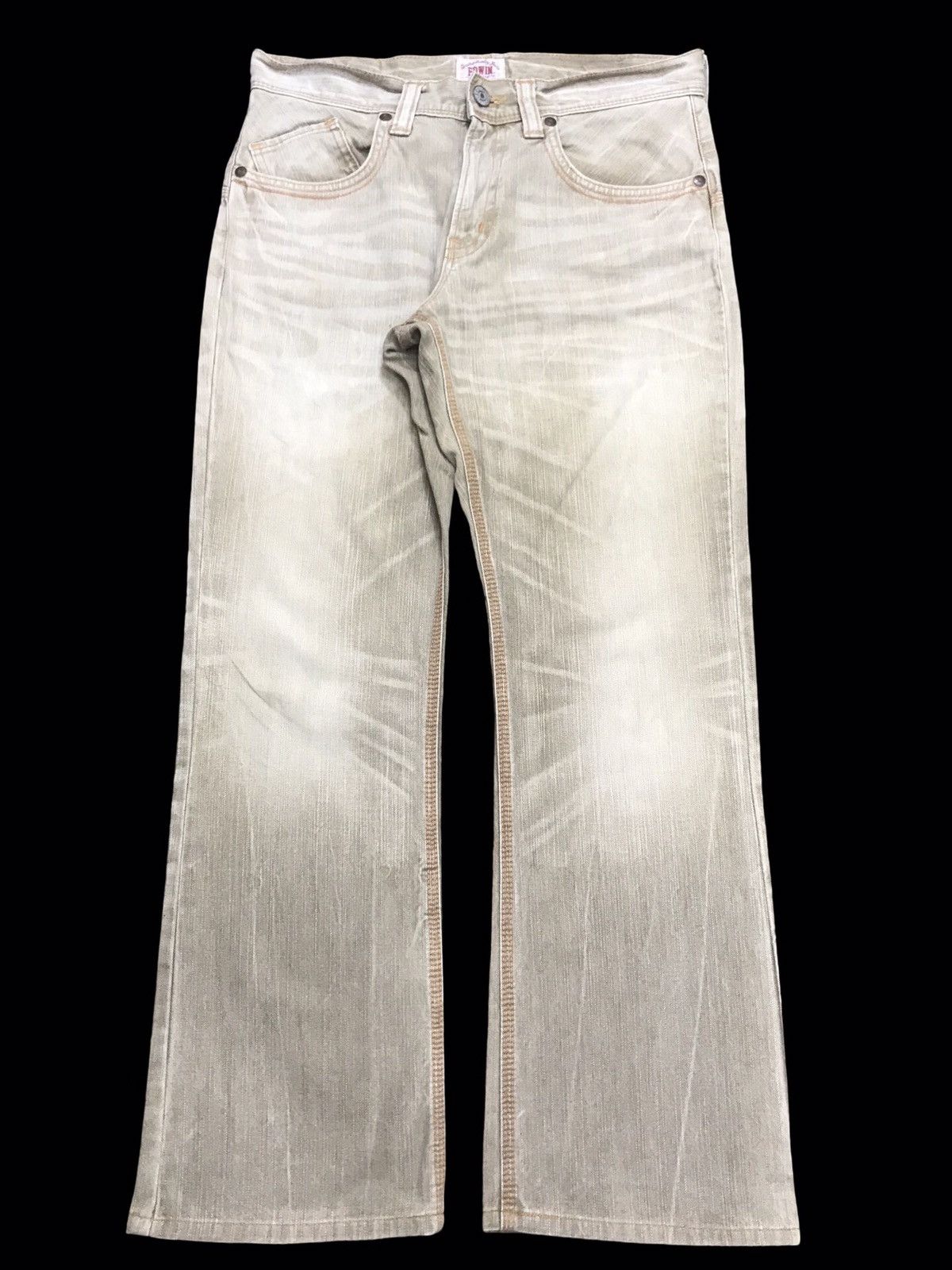 Edwin 💥FLARE💥 Archival Edwin Rusty Buckle Back Jeans F238 Size US 34 / EU 50 - 1 Thumbnail