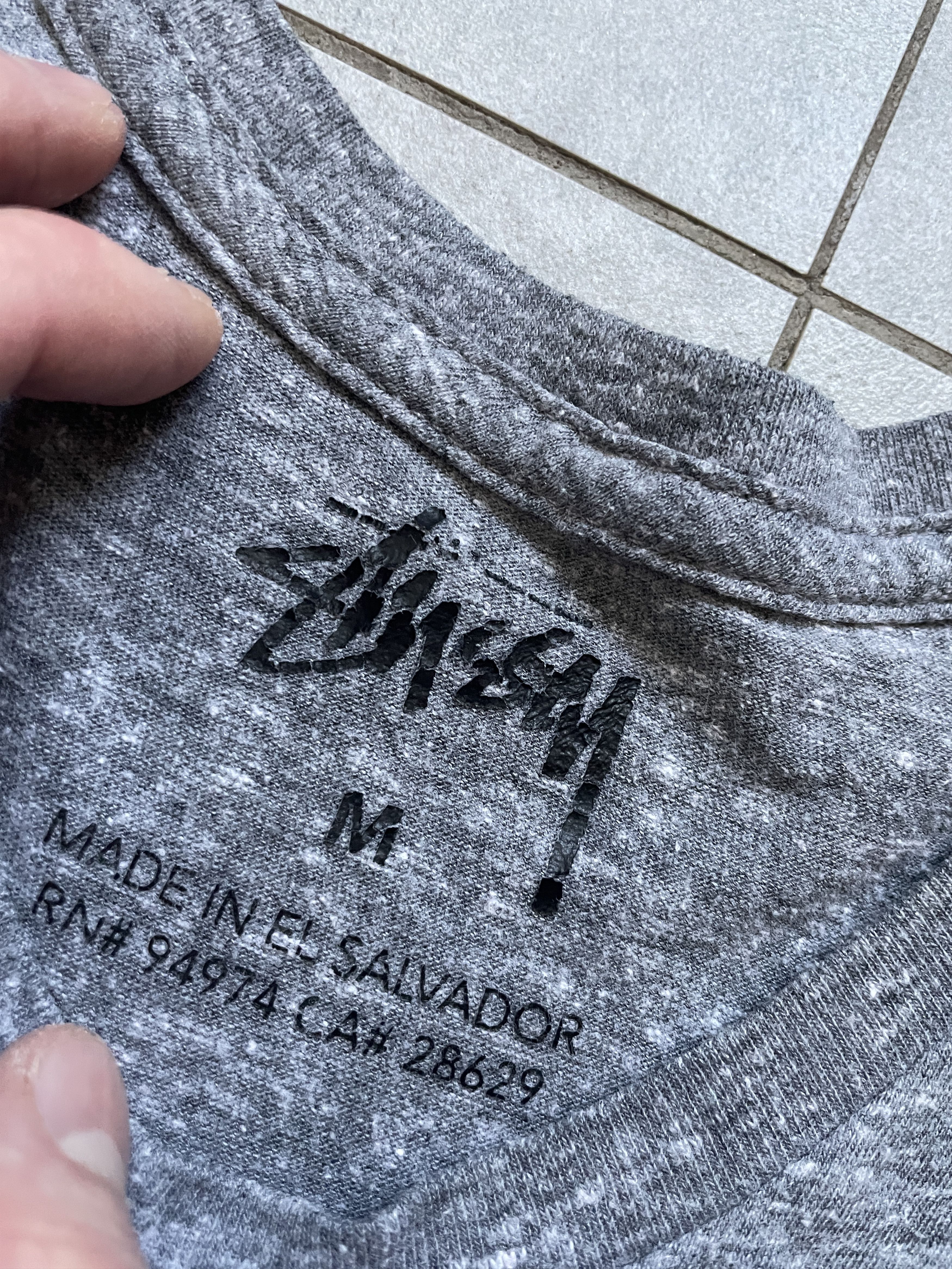 Stussy Y2K STUSSY GRAY PINK LOGO TANK TOP Size US M / EU 48-50 / 2 - 4 Thumbnail