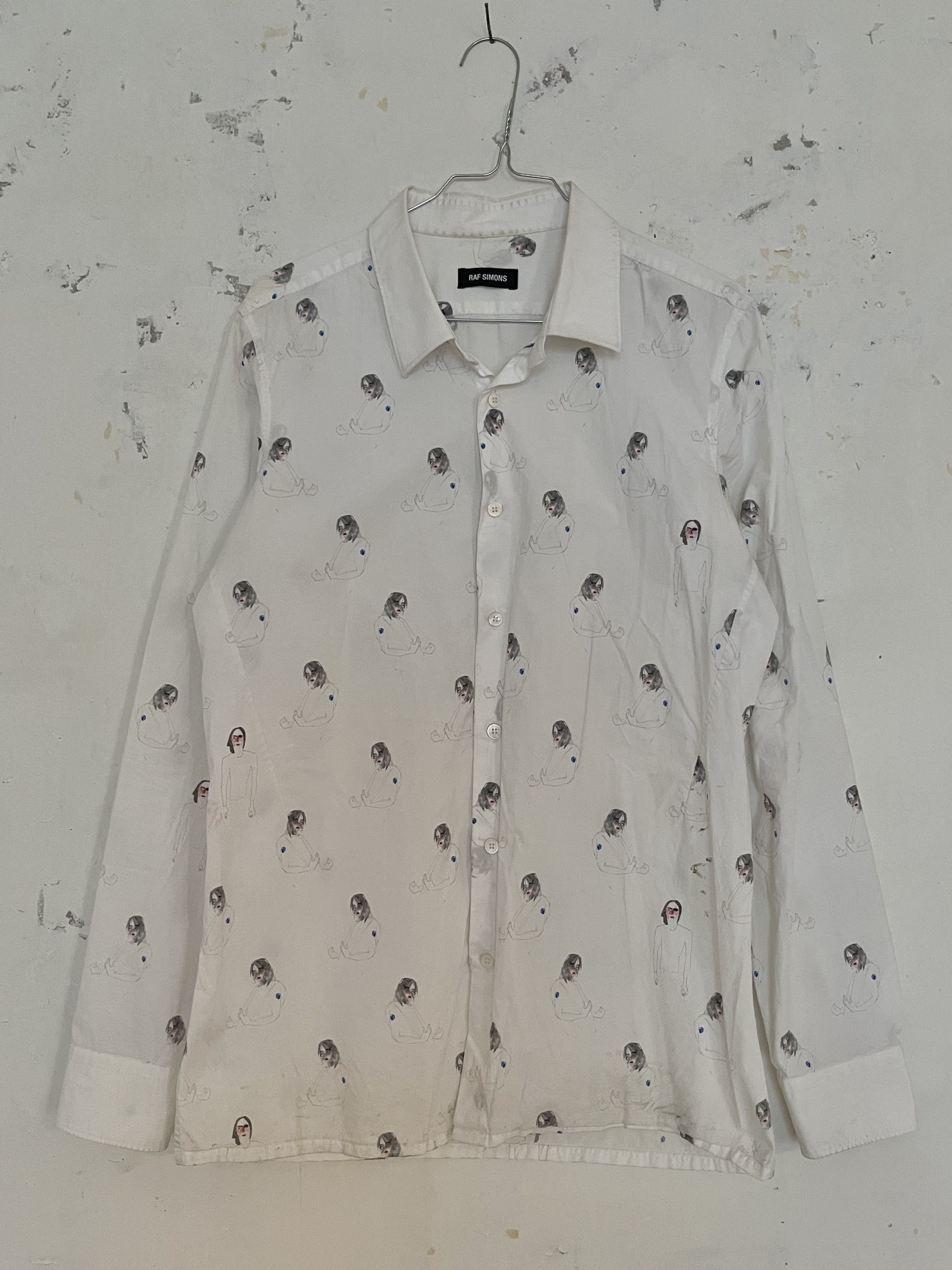 Raf Simons SS15 Guitar Boy Print Shirt Size US S / EU 44-46 / 1 - 1 Thumbnail