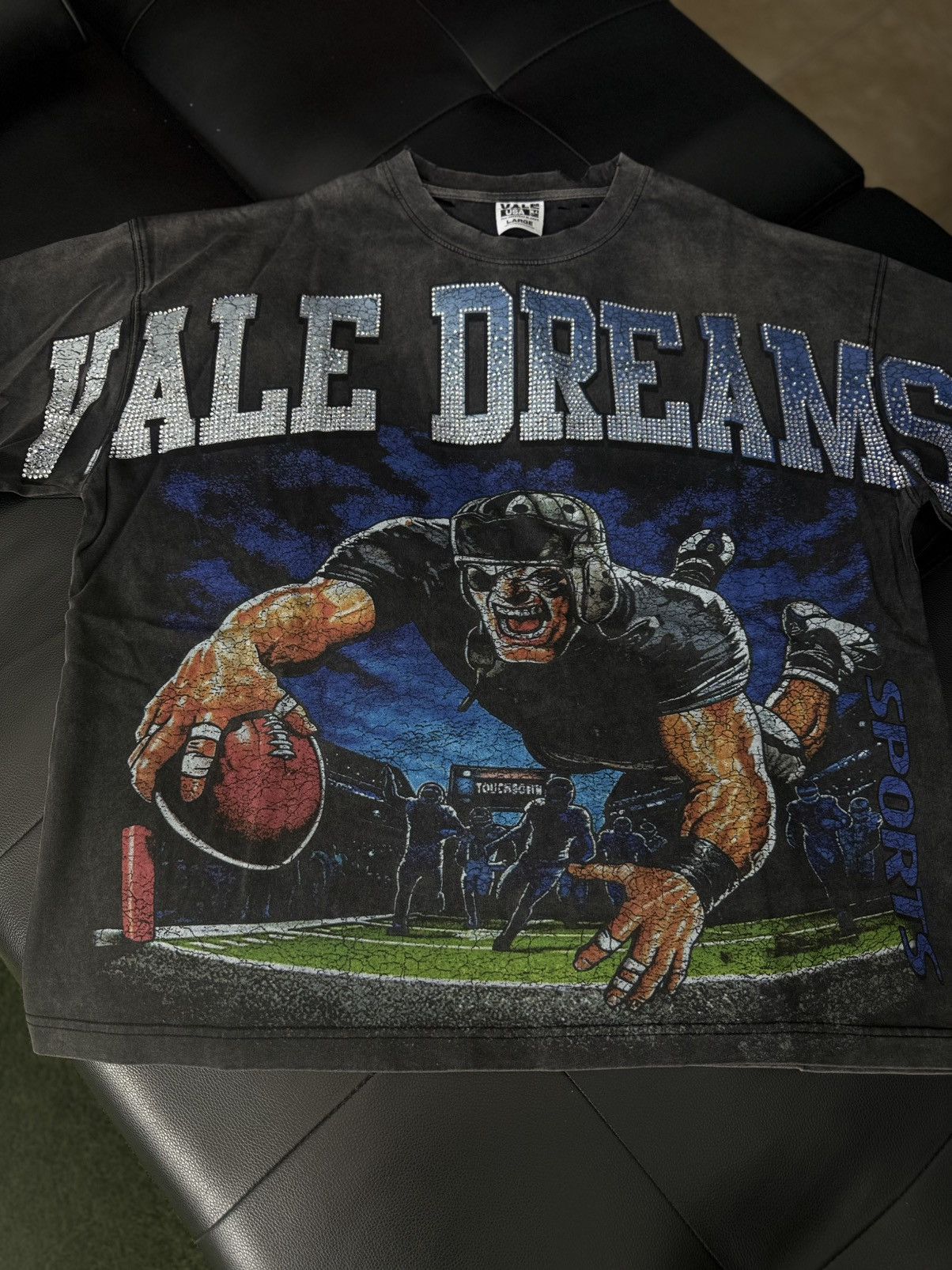 Vale Valley Stone Football Tee Shirt Shiny Size L (NEW) Size US L / EU 52-54 / 3 - 3 Thumbnail