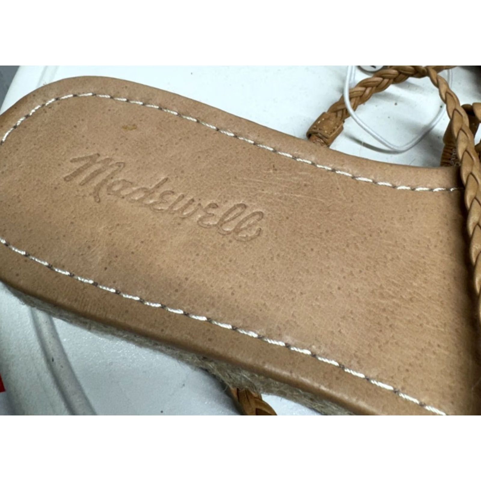 Madewell Madewell Kathryn Slide Espadrille Braided Leather Flat Sandal Women Size 6.5 NEW Size US 7 / IT 37 - 2 Thumbnail