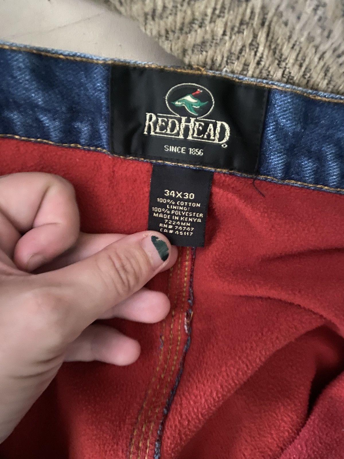 Redhead Blanket Jeans Size US 34 / EU 50 - 3 Thumbnail