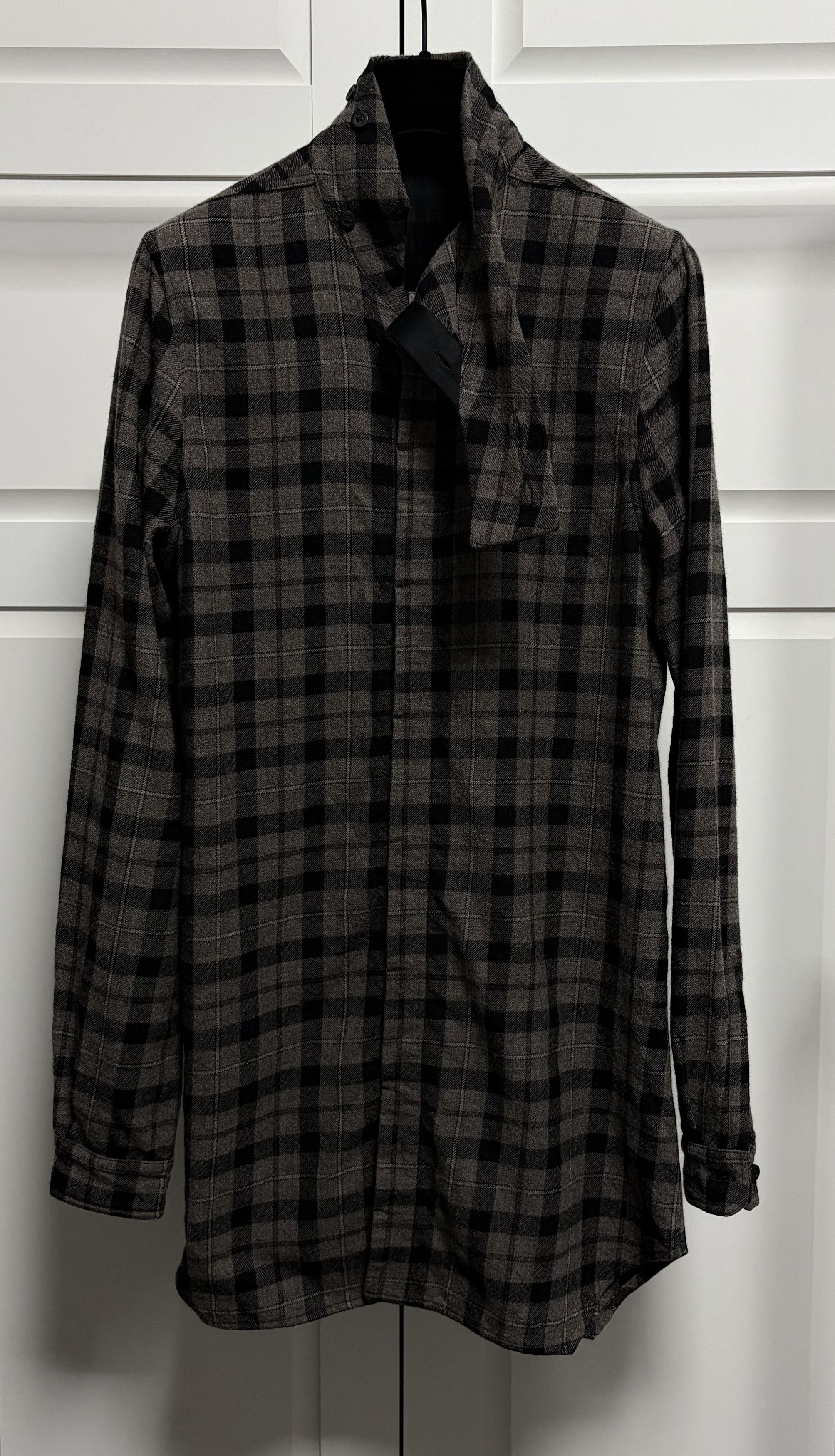 Rick Owens Rick Owens Wool Flannel Island Outershirts Size US M / EU 48-50 / 2 - 1 Thumbnail