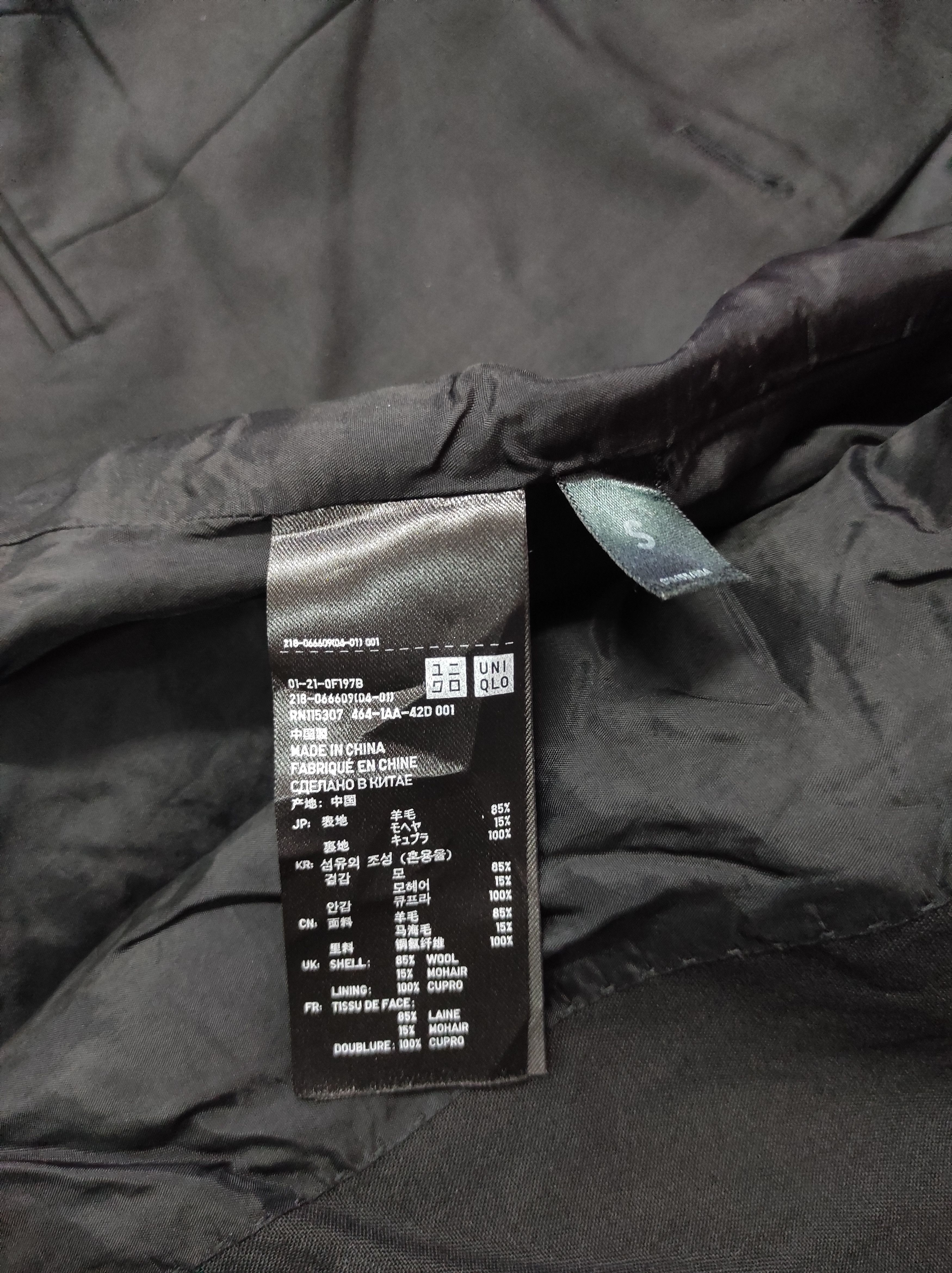 Jil Sander × Uniqlo UNIQLO X JIL SANDER BLACK BLAZER COAT Size S / US 4 / IT 40 - 7 Thumbnail