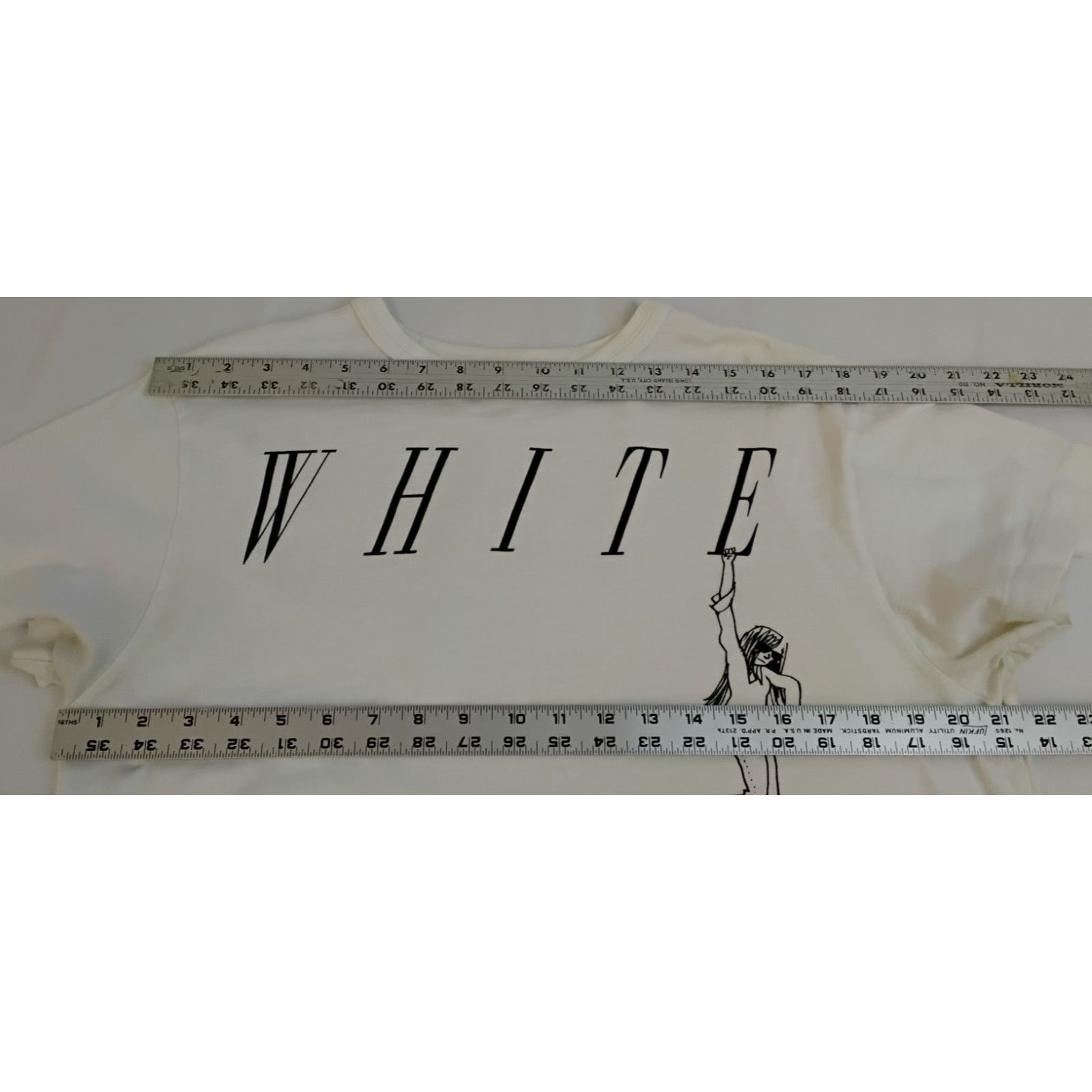 Off-White Off-White C/O Virgil Abloh T-Shirt Men's S Girl Hanging Size US S / EU 44-46 / 1 - 15 Thumbnail