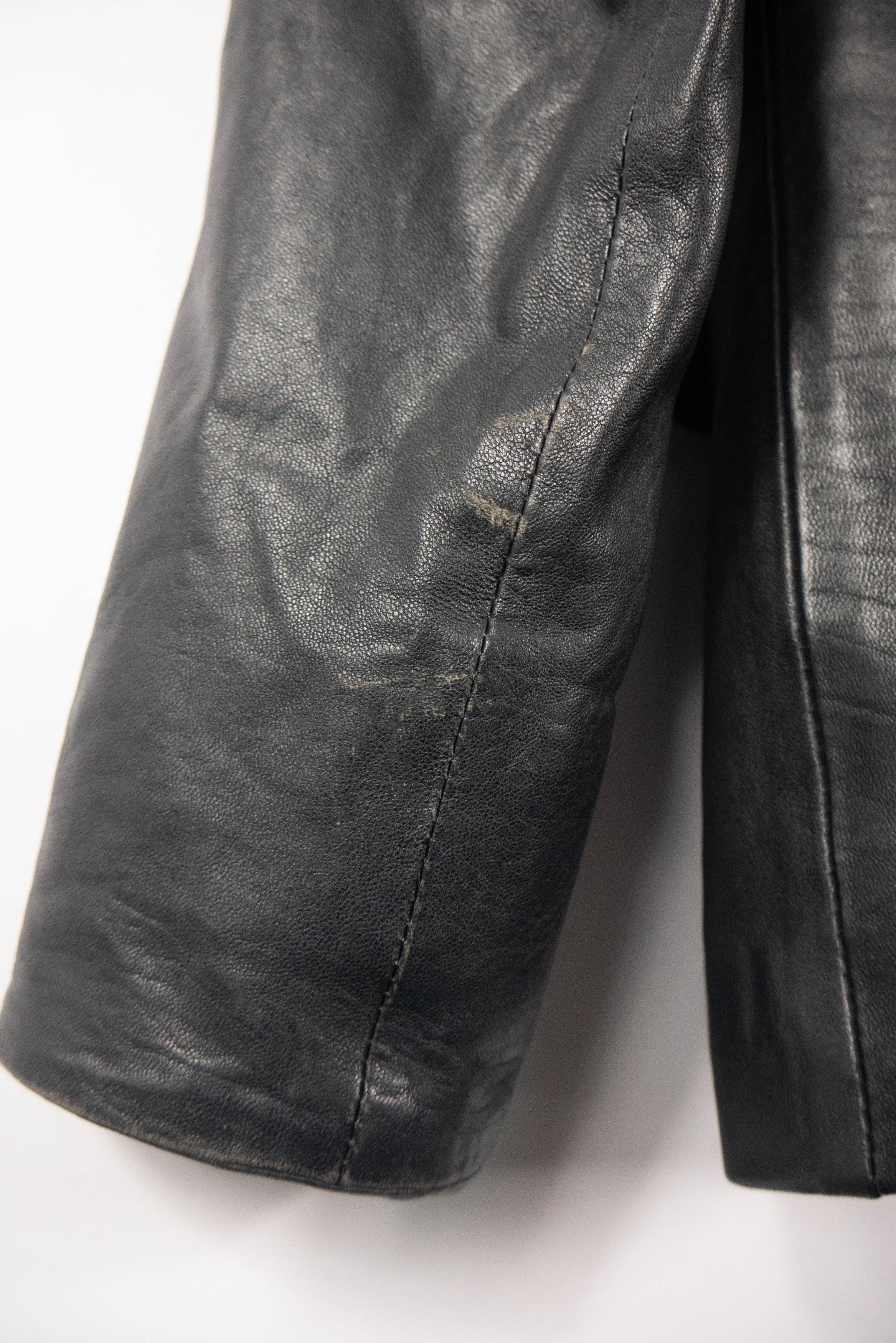 Versace Vintage Versace leather jacket coat Size S / US 4 / IT 40 - 9 Thumbnail