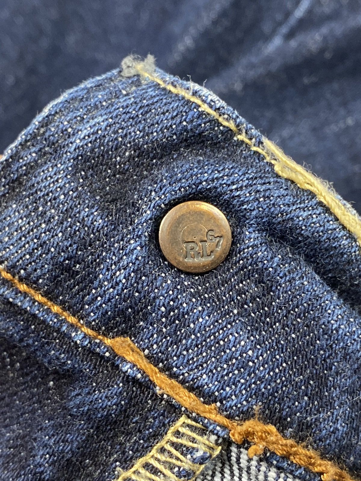 Polo Ralph Lauren × Ralph Lauren × Vintage Vintage Polo Ralph Lauren Flared Bootcut Denim Jeans Y2K Size 29" - 16 Thumbnail