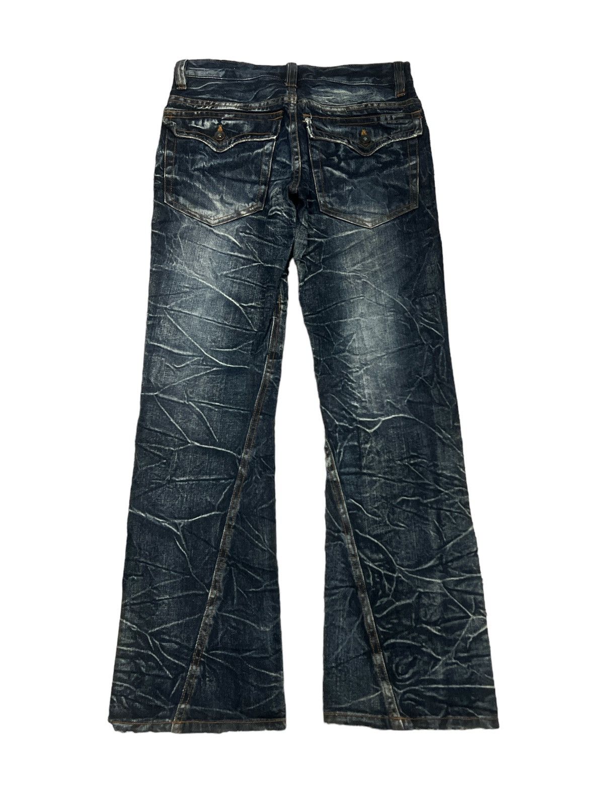 FLARED🔥NYLAUS DISTRESSED DENIM PANT