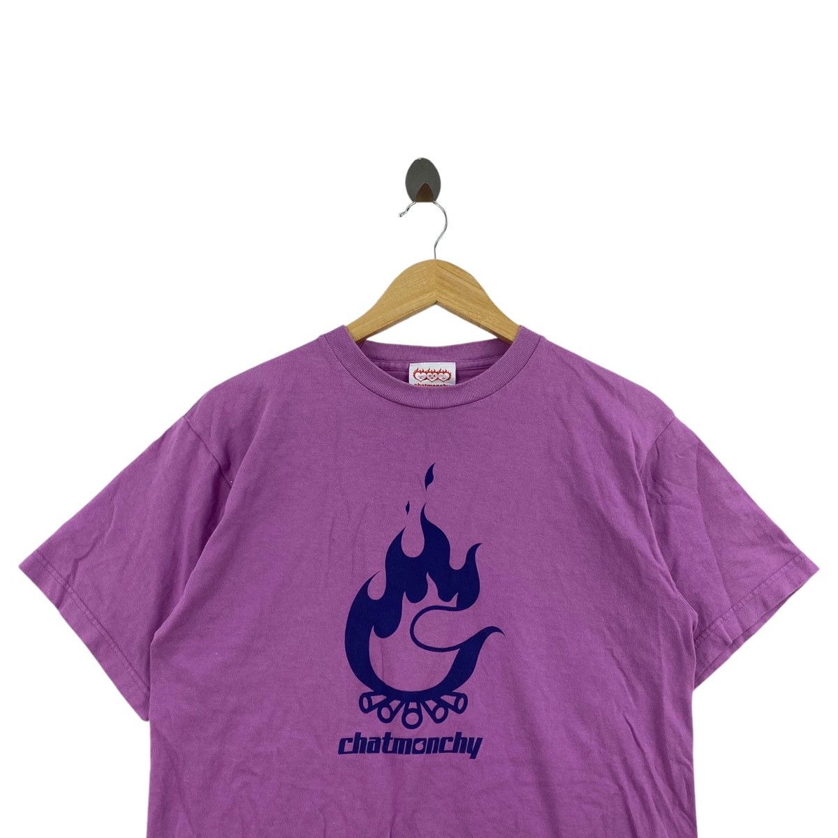 Japanese Brand CHATMONCHY Japanese Rock Band Logo Print Official Size US M / EU 48-50 / 2 - 2 Thumbnail