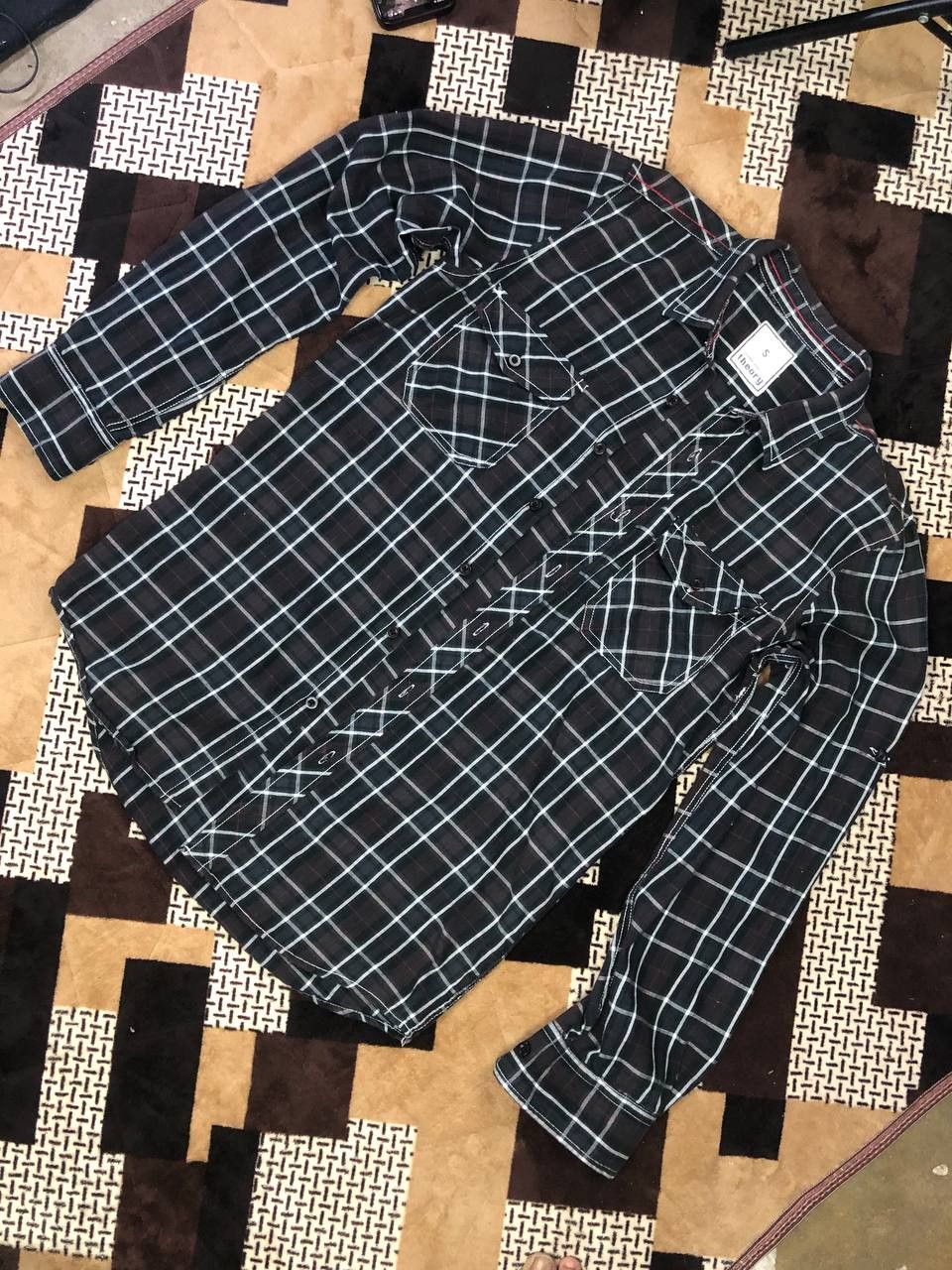 Theory Theory Flannel Shirt Size US S / EU 44-46 / 1 - 10 Thumbnail