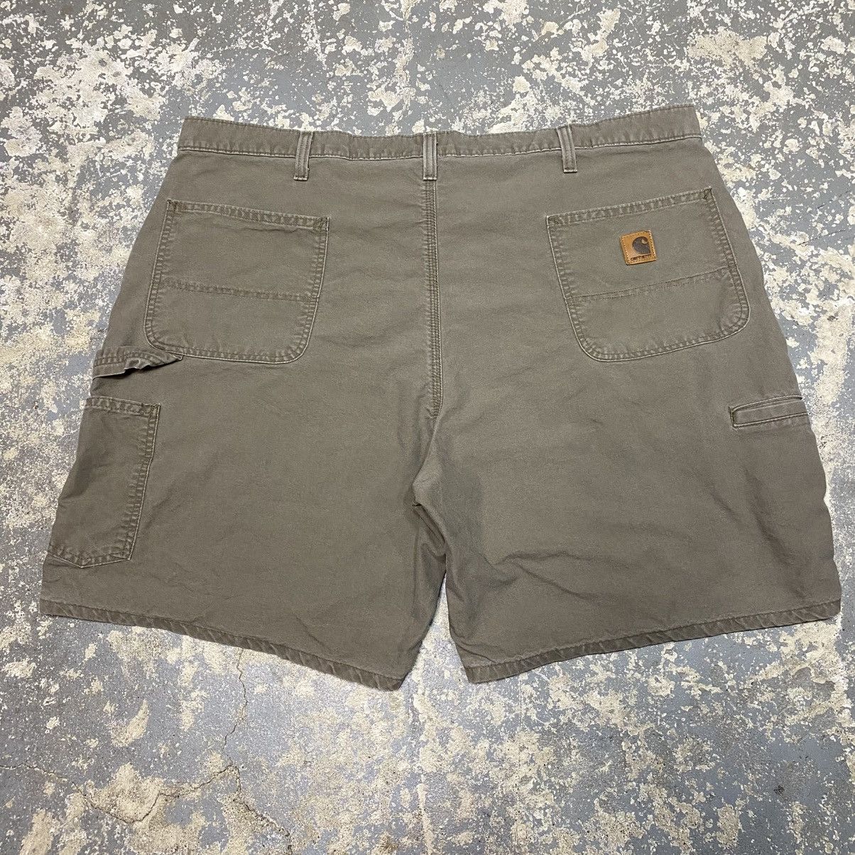 Other Vintage Carhartt Brown/Green Carpenter Workwear Shorts Jorts Size US 43 - 1 Thumbnail