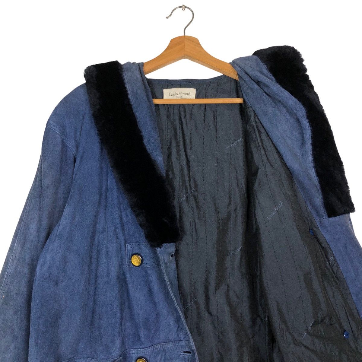 Louis Feraud 🔥Vintage Long Jacket Louis Feraud Paris Mink Fur Hoodie Size US M / EU 48-50 / 2 - 13 Thumbnail