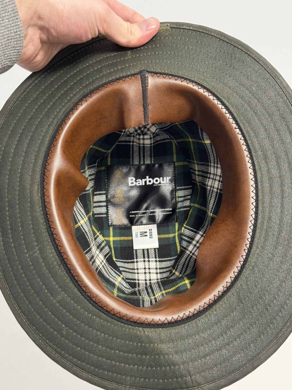 Barbour Barbour Vintage Waxed Cap Hat 90’s Size ONE SIZE - 12 Thumbnail