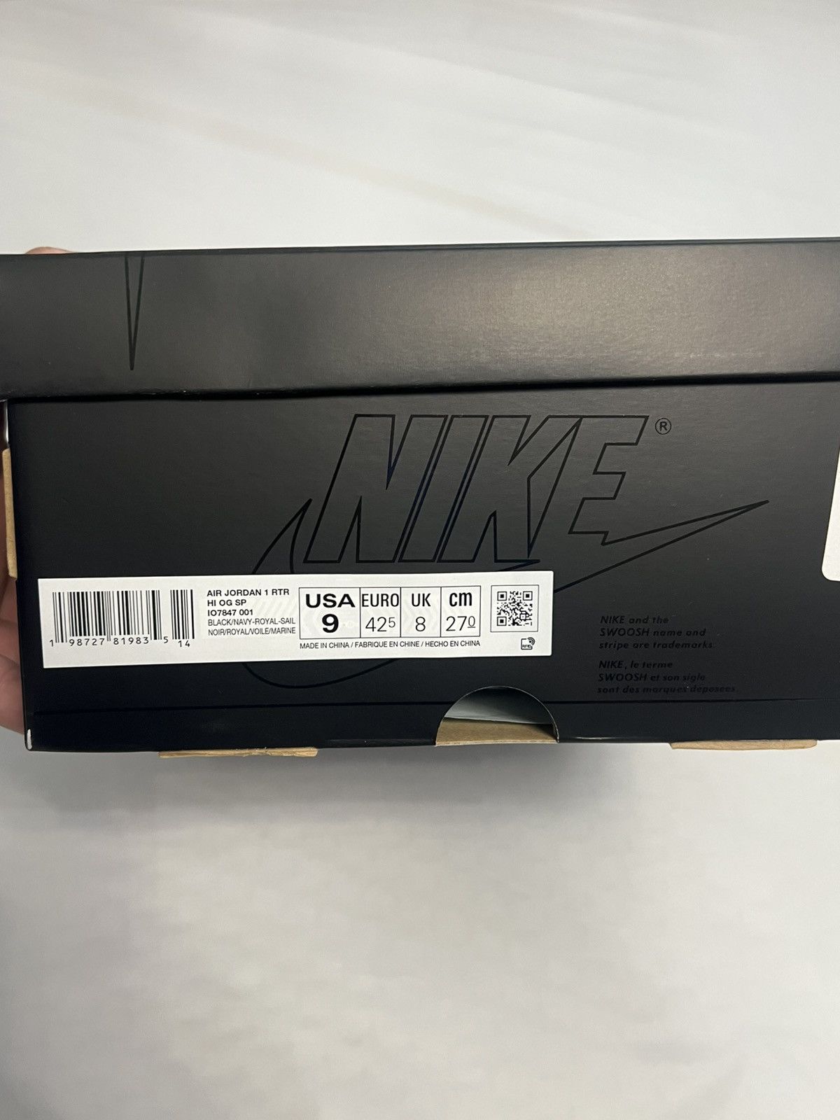 Jordan Brand × Union LA Jordan 1 Retro High OG SP Fragment x Union LA Sport Royal Size US 9 / EU 42 - 7 Thumbnail
