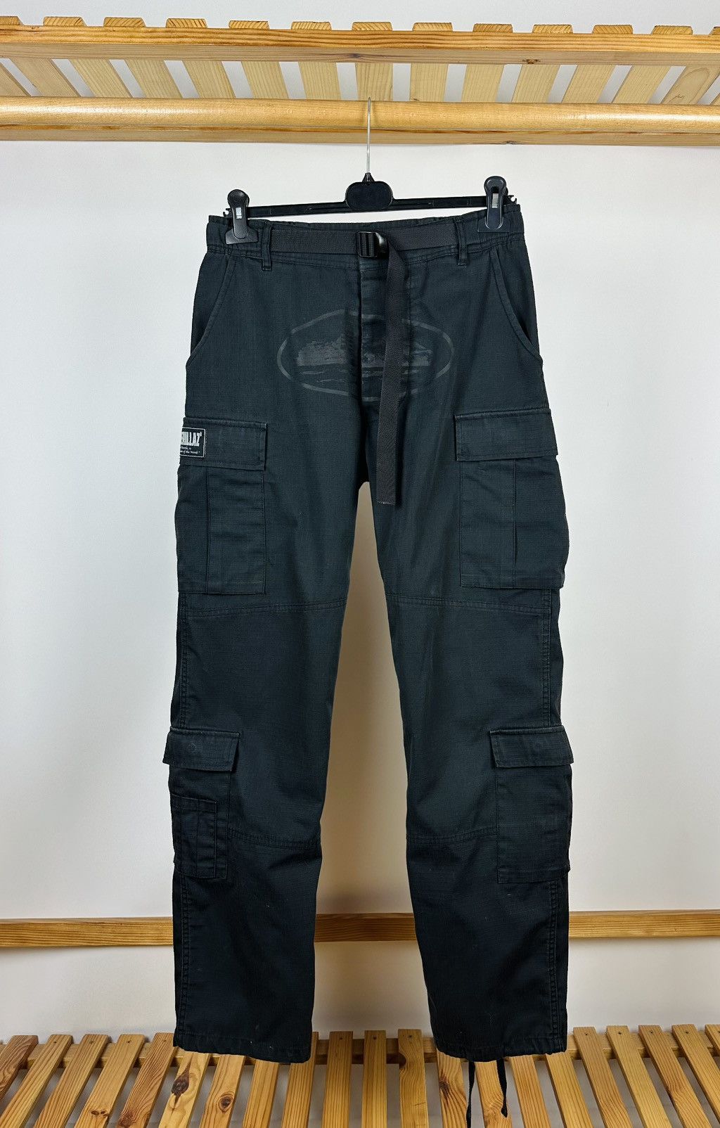 Corteiz Corteiz RTW Cargo Black Pants Size US 30 / EU 46 - 1 Thumbnail