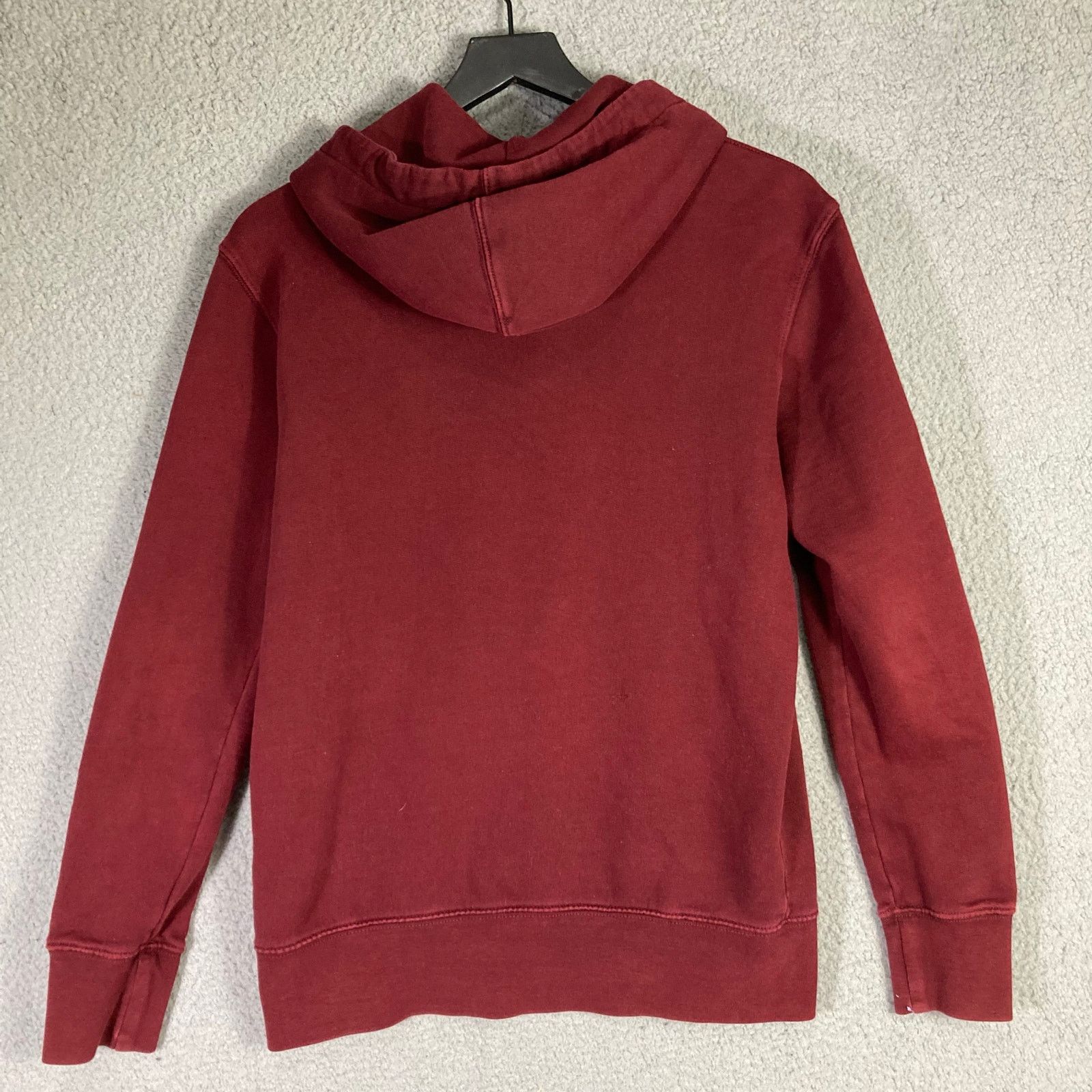 American Eagle Outfitters American Eagle Men's XS Burgundy Pullover Hoodie Size US XS / EU 42 / 0 - 7 Thumbnail