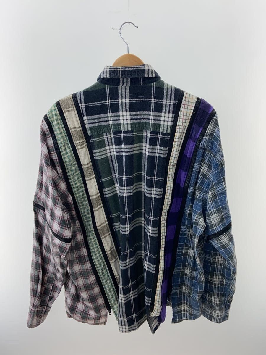 Needles Reconstructed Rebuild Flannel Button Shirt Size US XL / EU 56 / 4 - 2 Thumbnail