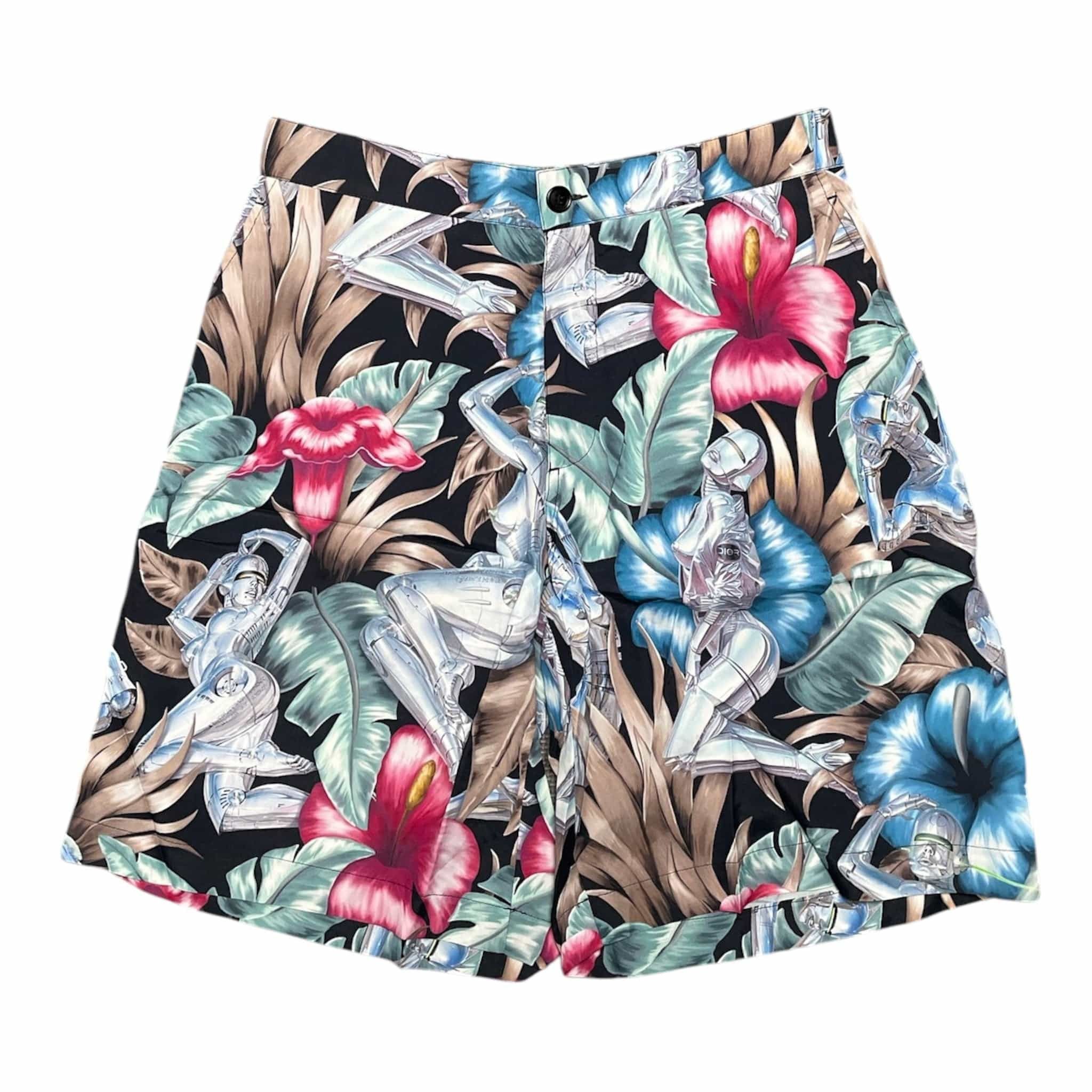 Dior Dior x Sorayama Technical Fabric Bermuda Shorts Print Size US 31 - 1 Thumbnail