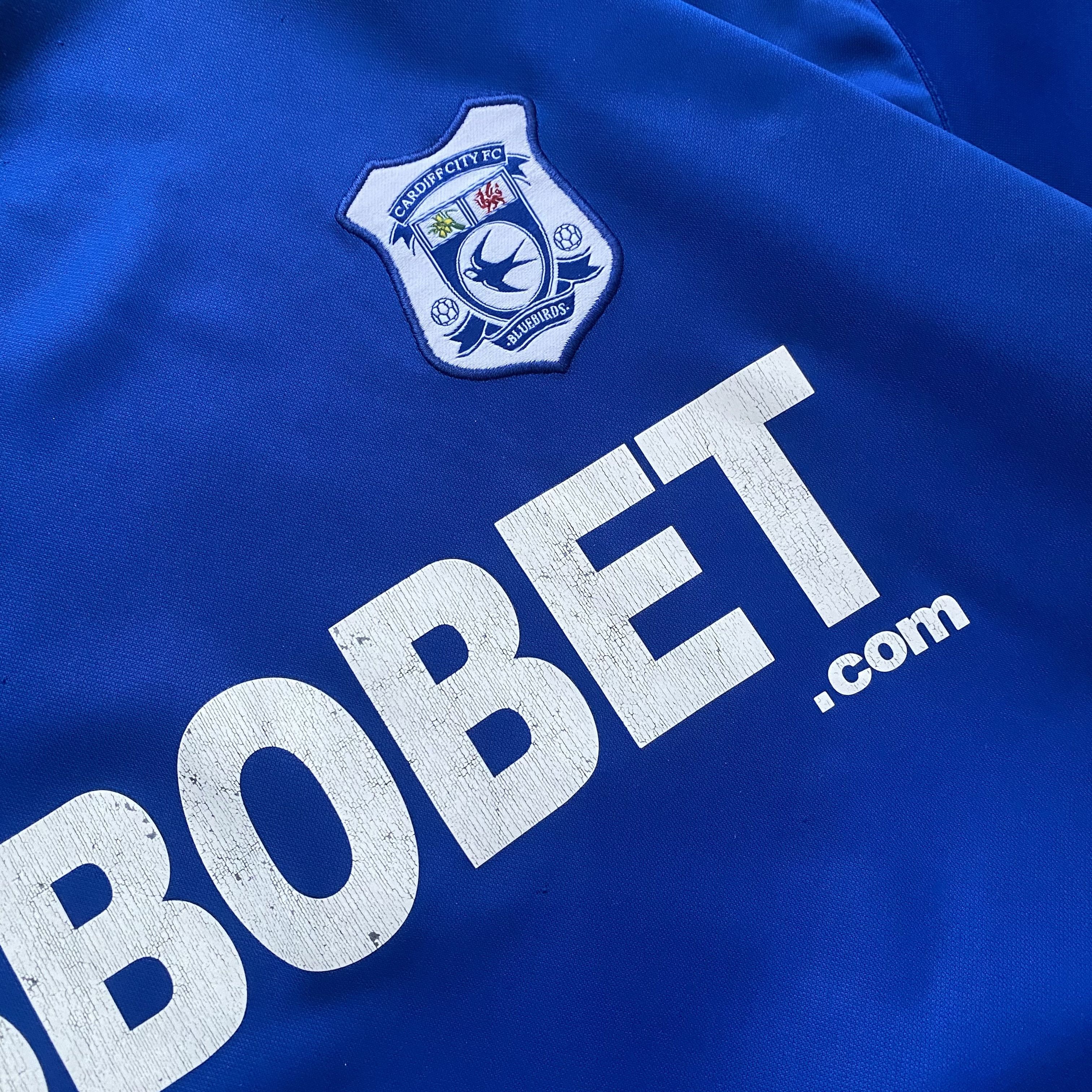 Umbro ⚽️ Vintage Blockore Cardiff City FC jersey Football Size US L / EU 52-54 / 3 - 5 Thumbnail