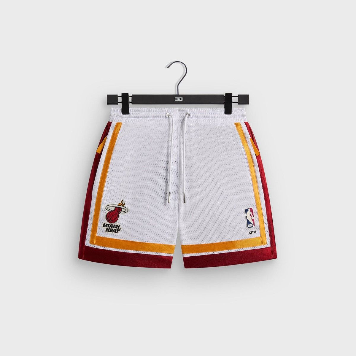 Kith × NBA Kith for NBA All-Star Miami Heat Short in “White” Size Large Size US 34 / EU 50 - 1 Thumbnail