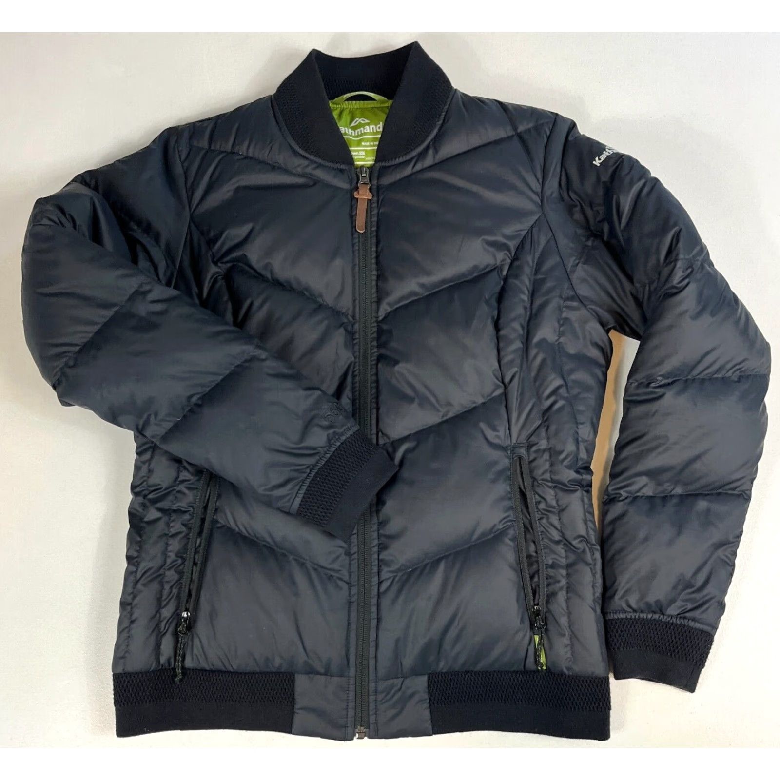 Kathmandu VINTAGE Kathmandu Women's Down Bomber Jacket Sz 8 Black Quilted Fall Winter Casual Mens Womens Girls Size M / US 6-8 / IT 42-44 - 2 Thumbnail