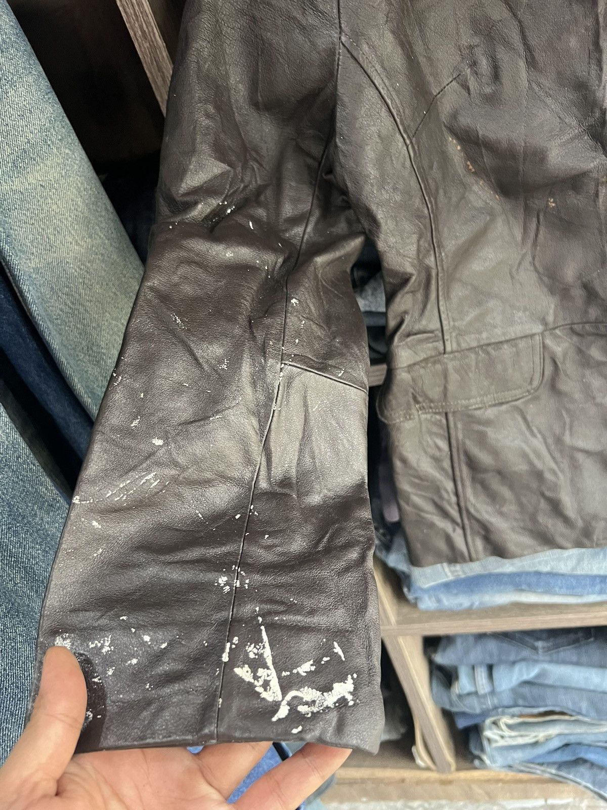 Comme Ca Ism 🔥Comme Ca Ism Button Leather Jacket Size S / US 4 / IT 40 - 9 Thumbnail