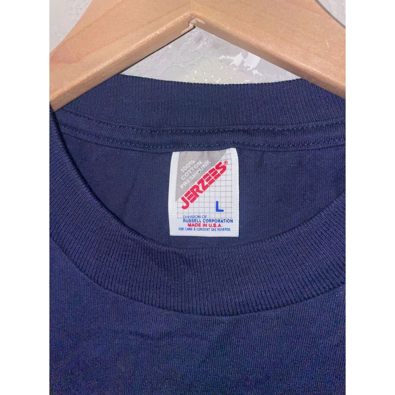 Jerzees Vintage Gatlinburg Shirt Tennessee Blue Tee VTG 90s Large Size US L / EU 52-54 / 3 - 8 Thumbnail