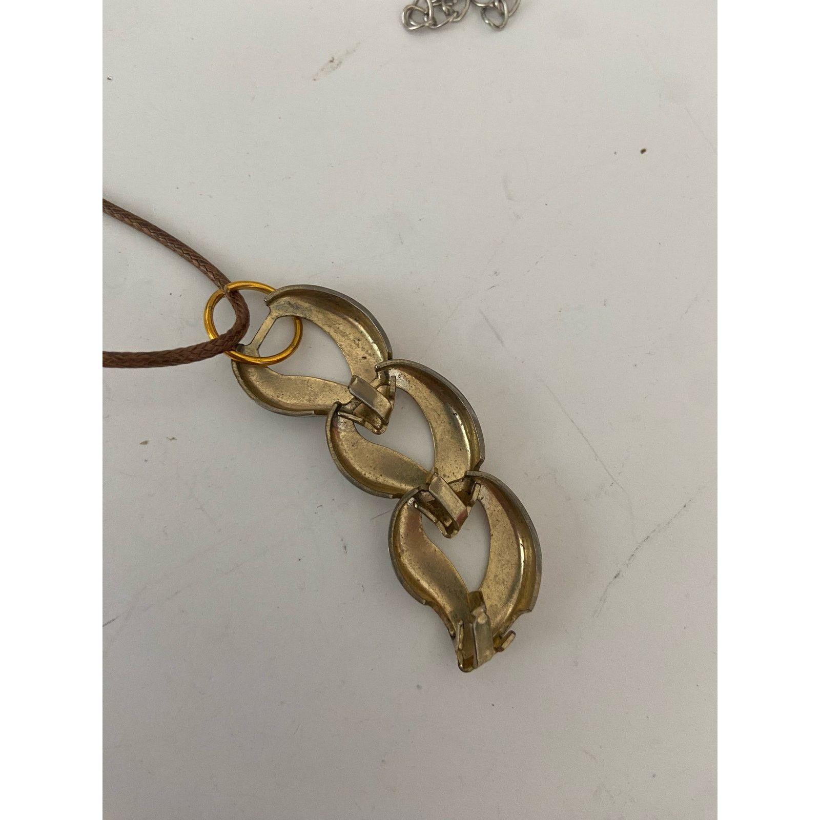 Handmade link pendant necklace Size ONE SIZE - 5 Thumbnail