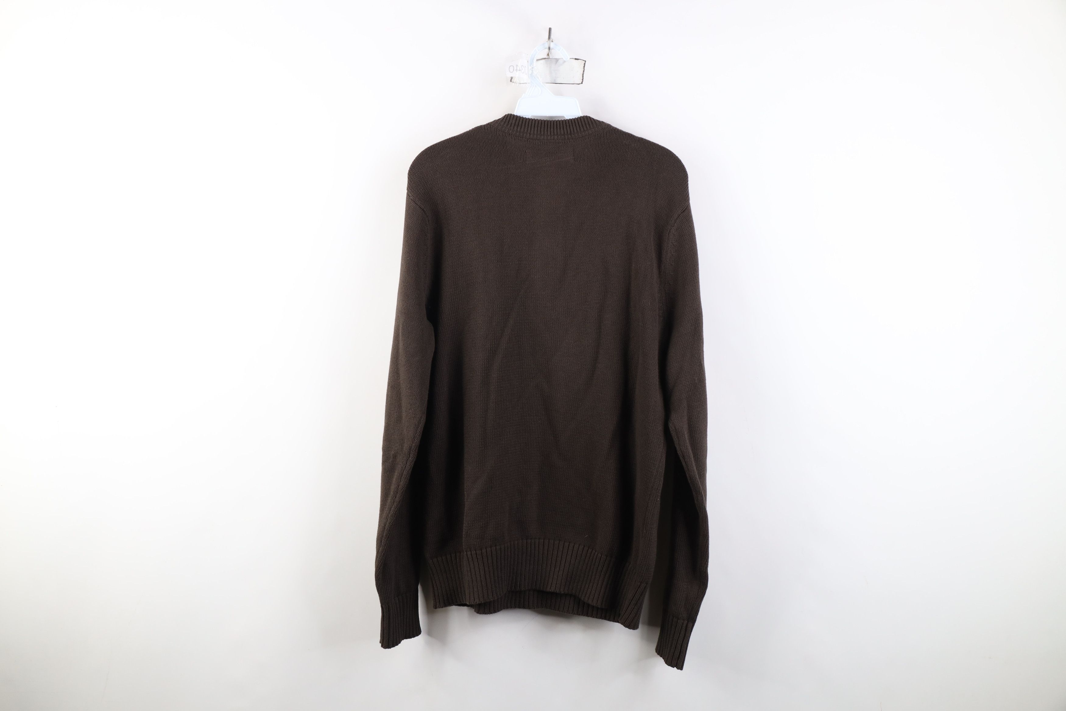 Eddie Bauer Vintage Eddie Bauer Cotton Ribbed Knit Henley Sweater Brown Size US M / EU 48-50 / 2 - 11 Thumbnail