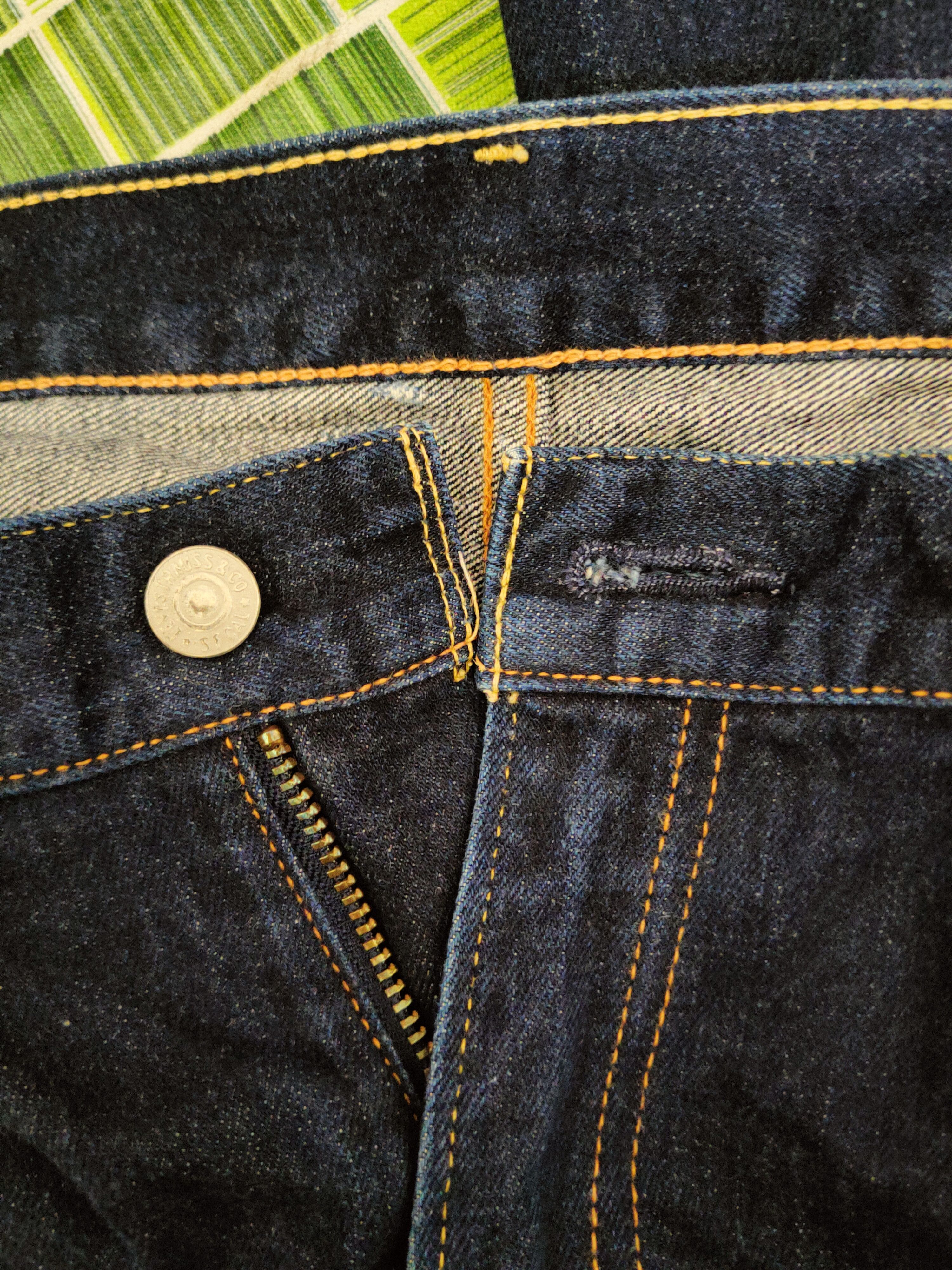 Levi's 502 Levi's Dark Blue selvage denim Jeans #S2888 Size US 34 / EU 50 - 16 Thumbnail