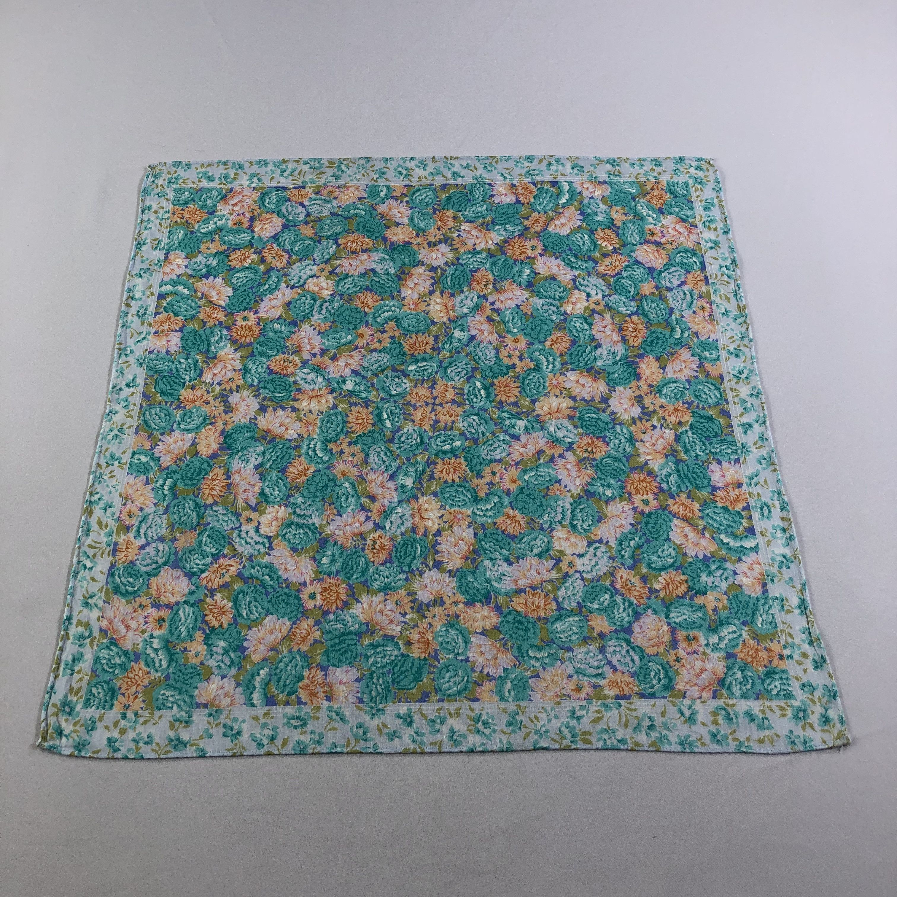 Vintage Pierre Balmain Floral Handkerchief Neckerchief Bandana H2200 Size ONE SIZE - 2 Thumbnail