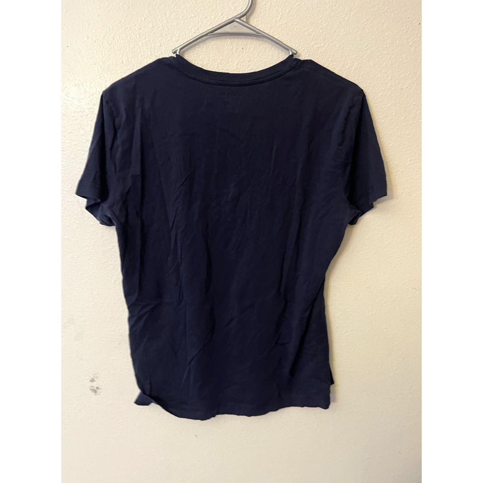Lacoste Lacoste Pima Cotton V-Neck T-Shirt - Navy Blue Size S Mens Regular Short Sleeve Solid Logo Embroidered Cotton Size US S / EU 44-46 / 1 - 3 Thumbnail