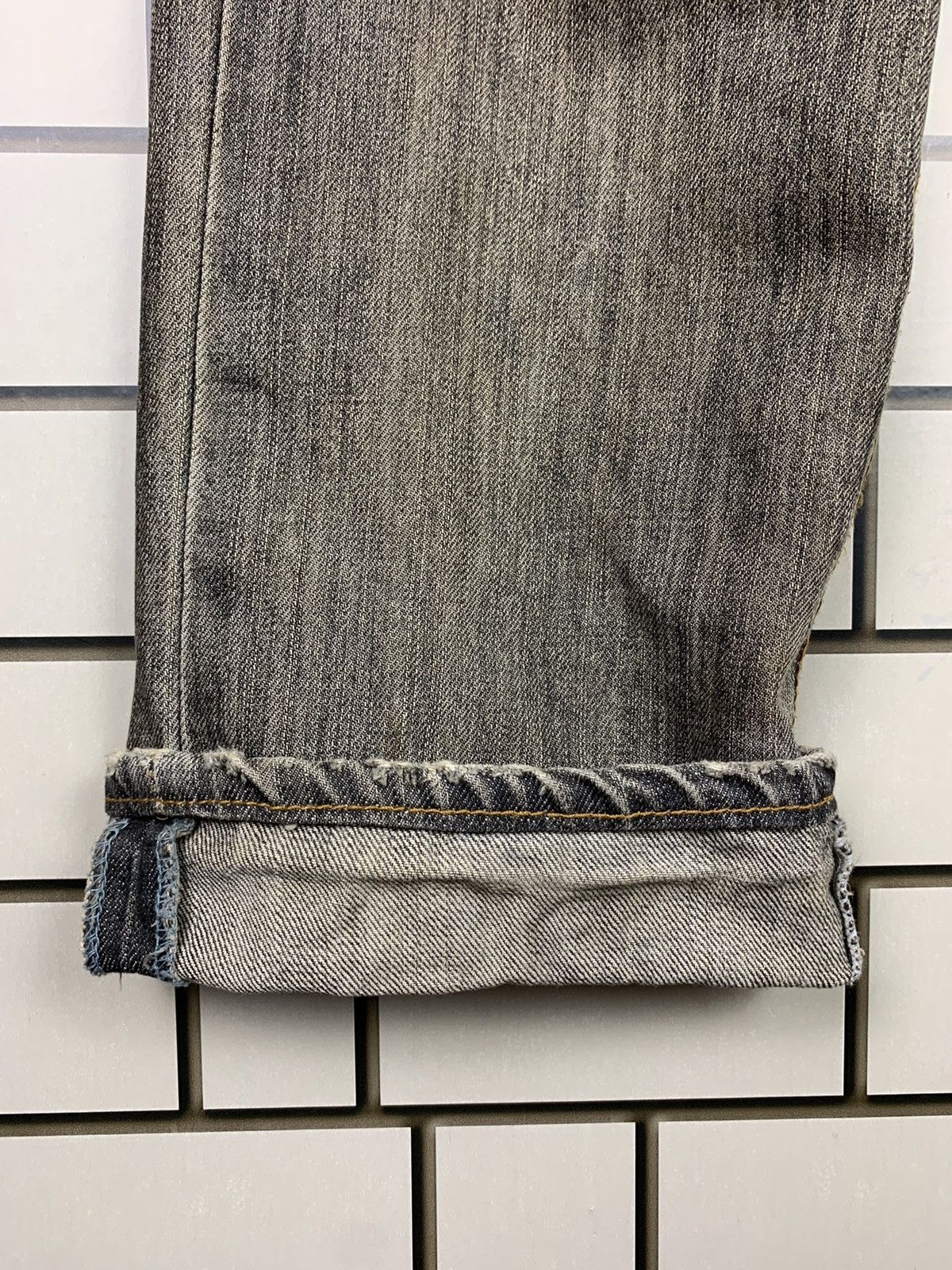 Guess Vintage Guess Custom Patchwork Distressed Denim Pants Size US 35 - 18 Thumbnail