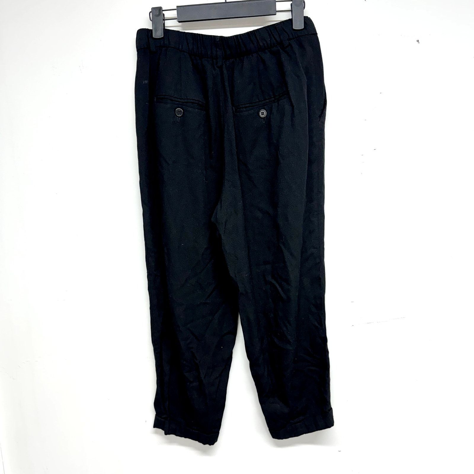 Zara Zara Black Trousers Straight Hemed Dress Pants Size Small Size 26" / US 2 / IT 38 - 1 Thumbnail