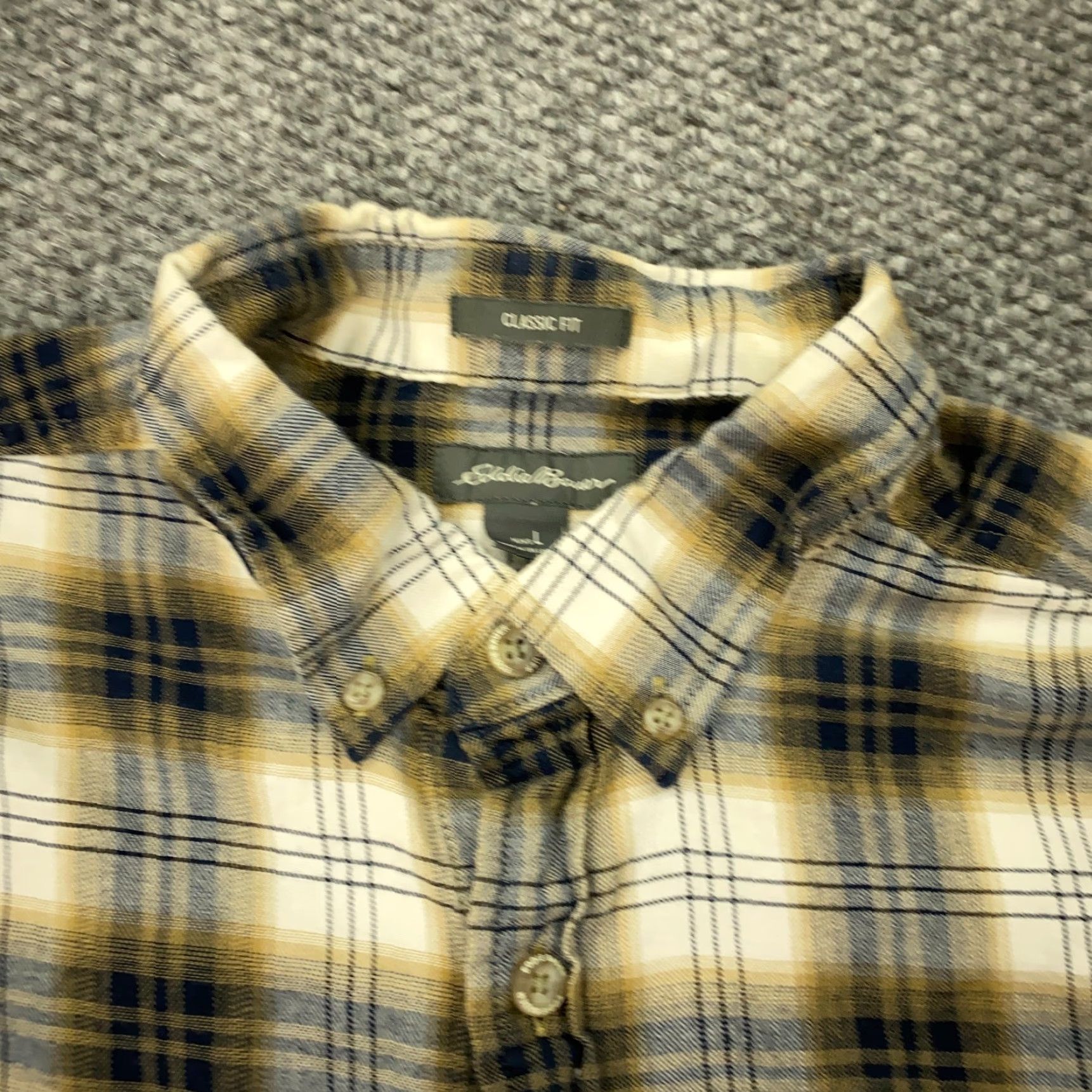 Eddie Bauer Eddie Bauer Shirt Mens Large Plaid Button Down Long Sleeve Classic Fit Size US L / EU 52-54 / 3 - 3 Thumbnail