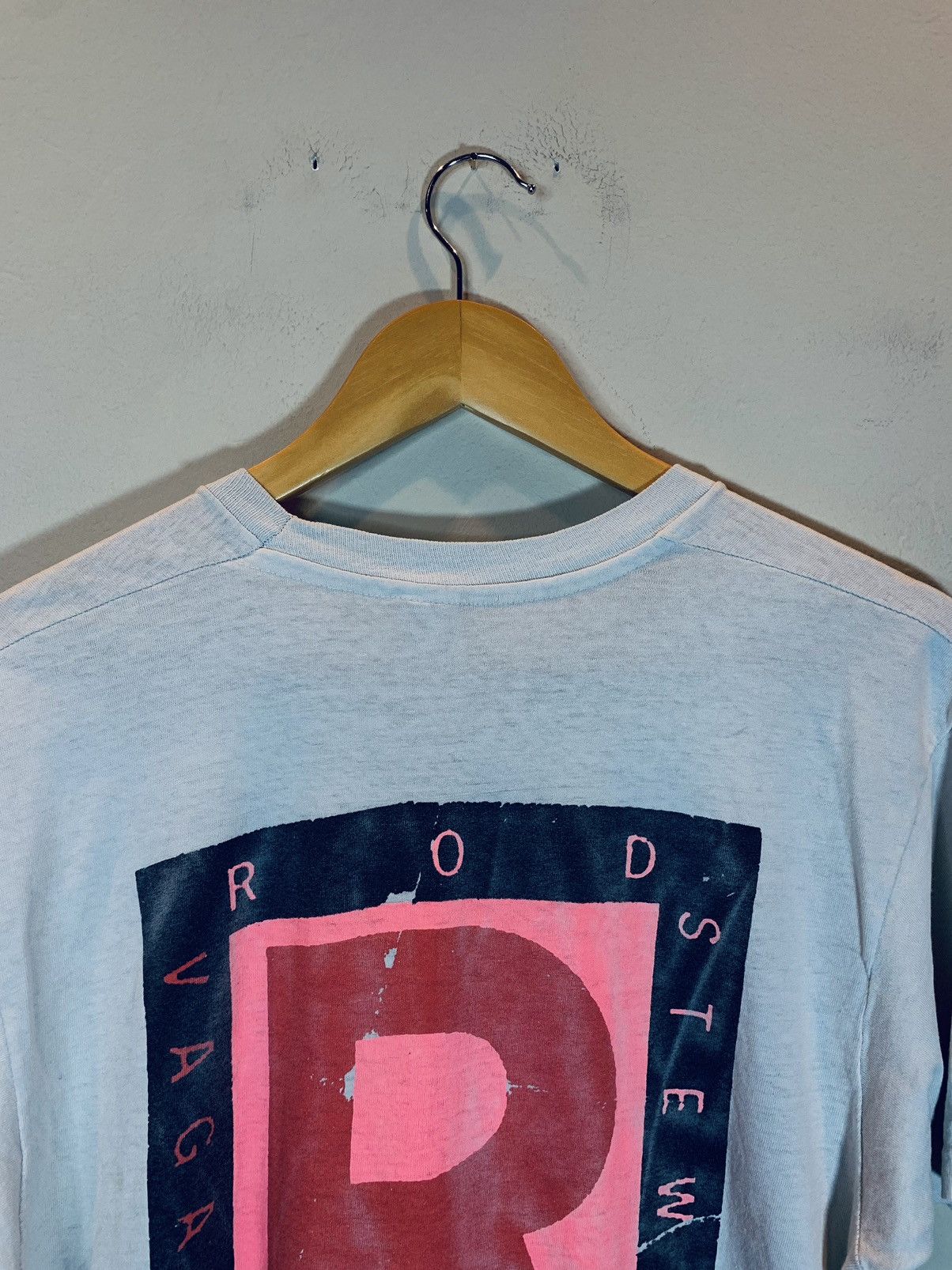 Band Tees × Vintage RARE Vintage 1991 Rod Stewart Vagabond Tour Winterland Shirt Size US L / EU 52-54 / 3 - 10 Thumbnail