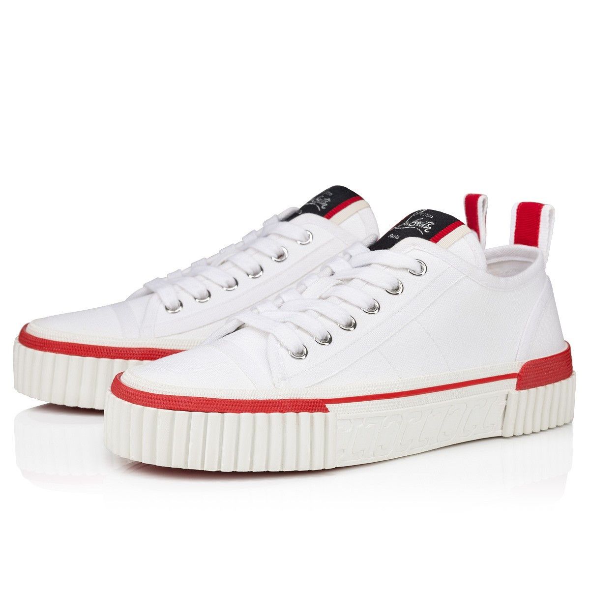 Christian Louboutin o1s1wg110225 Pedro Junior Sneakers in White Size US 9 / IT 39 - 2 Thumbnail